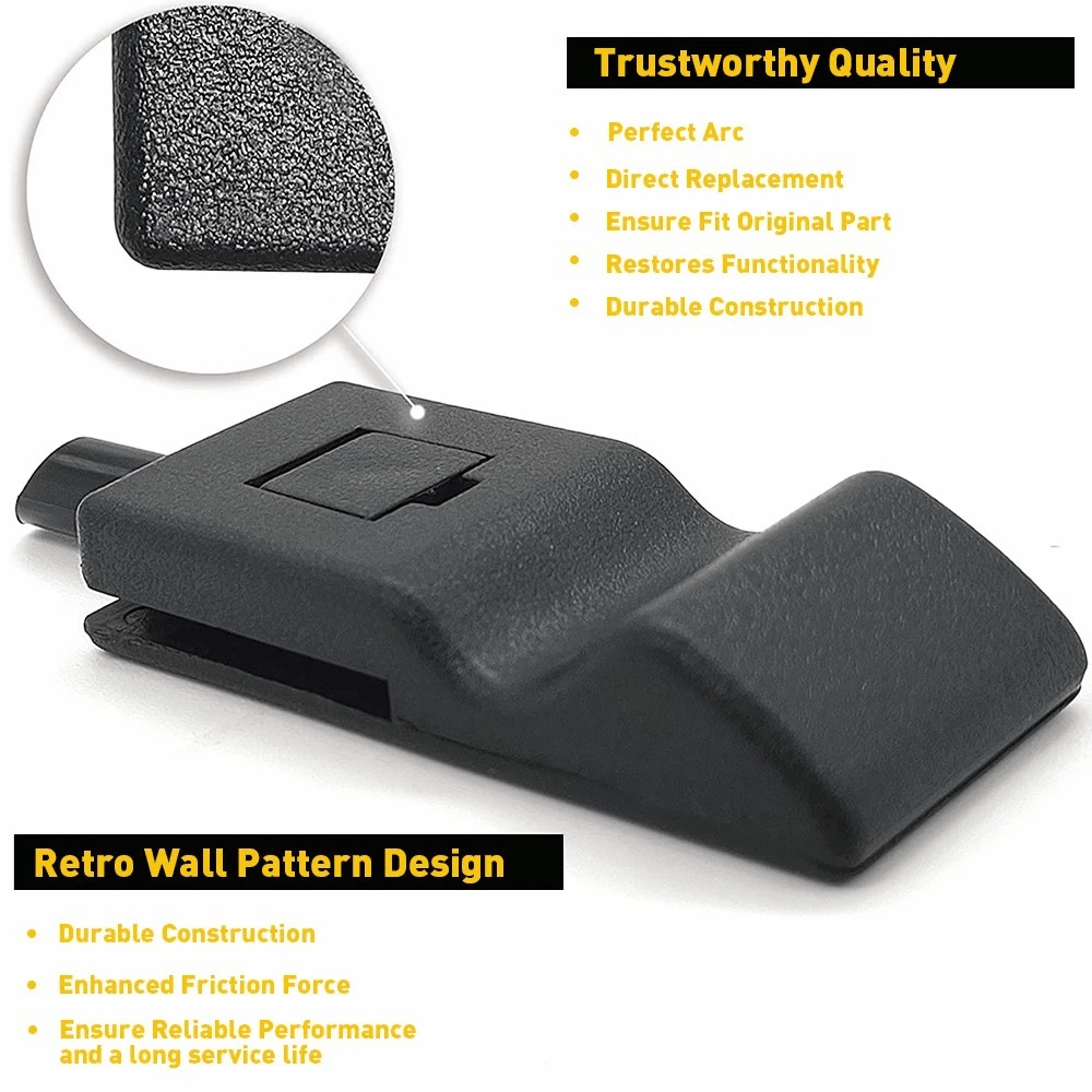 Ebony Black Door Lock Knobs For Chevrolet Avalanche FrontRear Fit 3