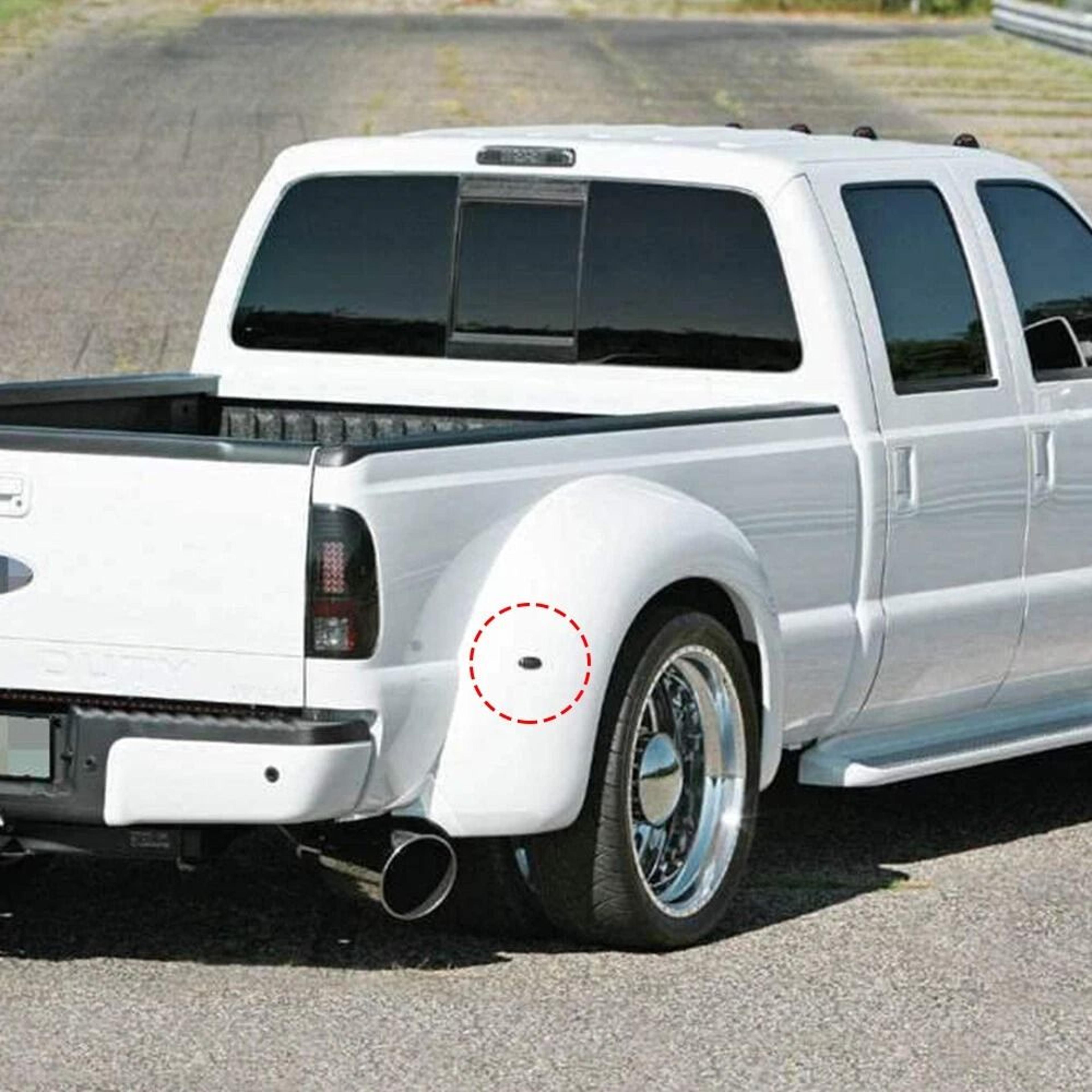 Dually Bed LED Light Kit Smoke LED Side Fender Marker Lights Amber And Red 7