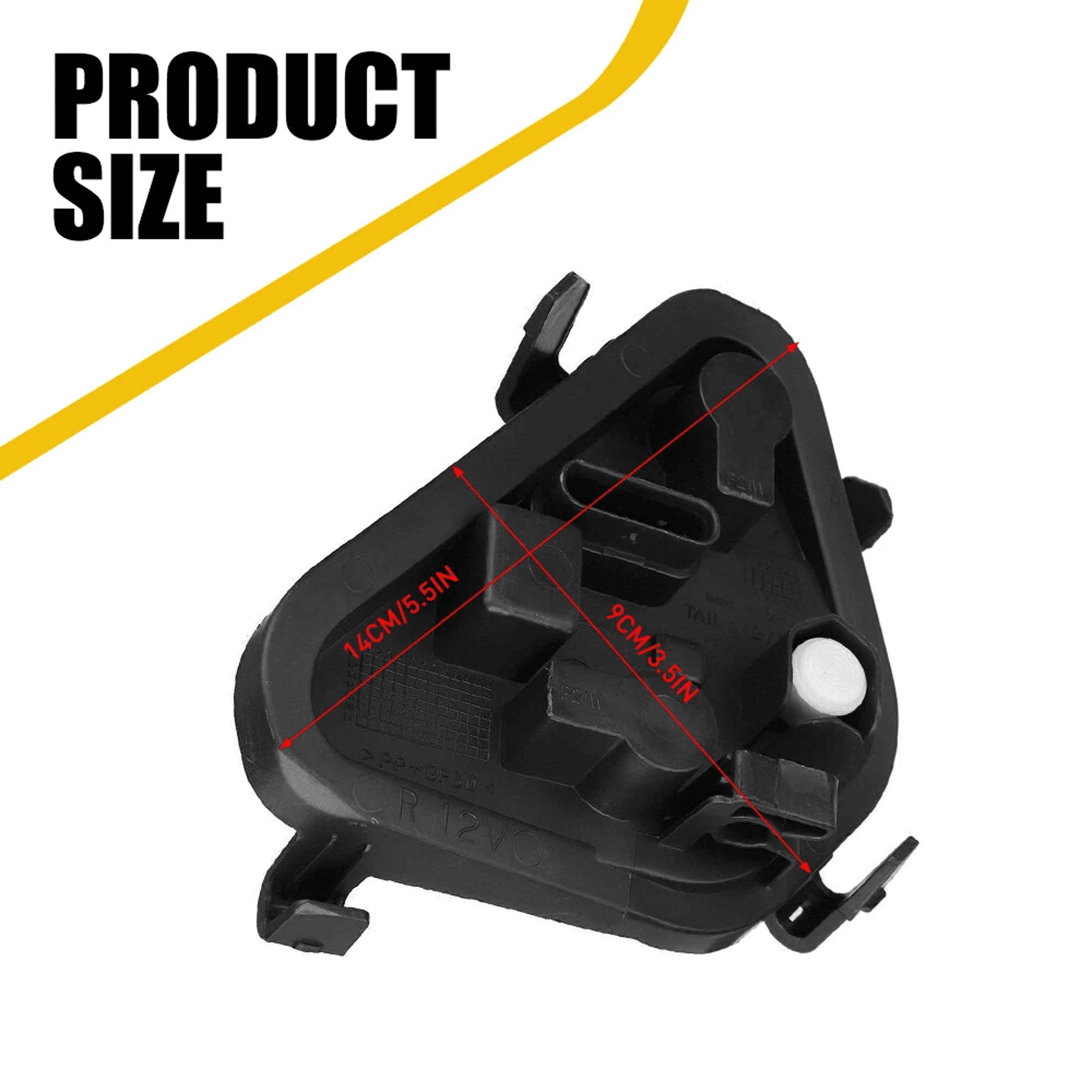 Right Bulb Socket For Rear Tail Light Panel Stable Performance Easy Installation Plug  Play 2