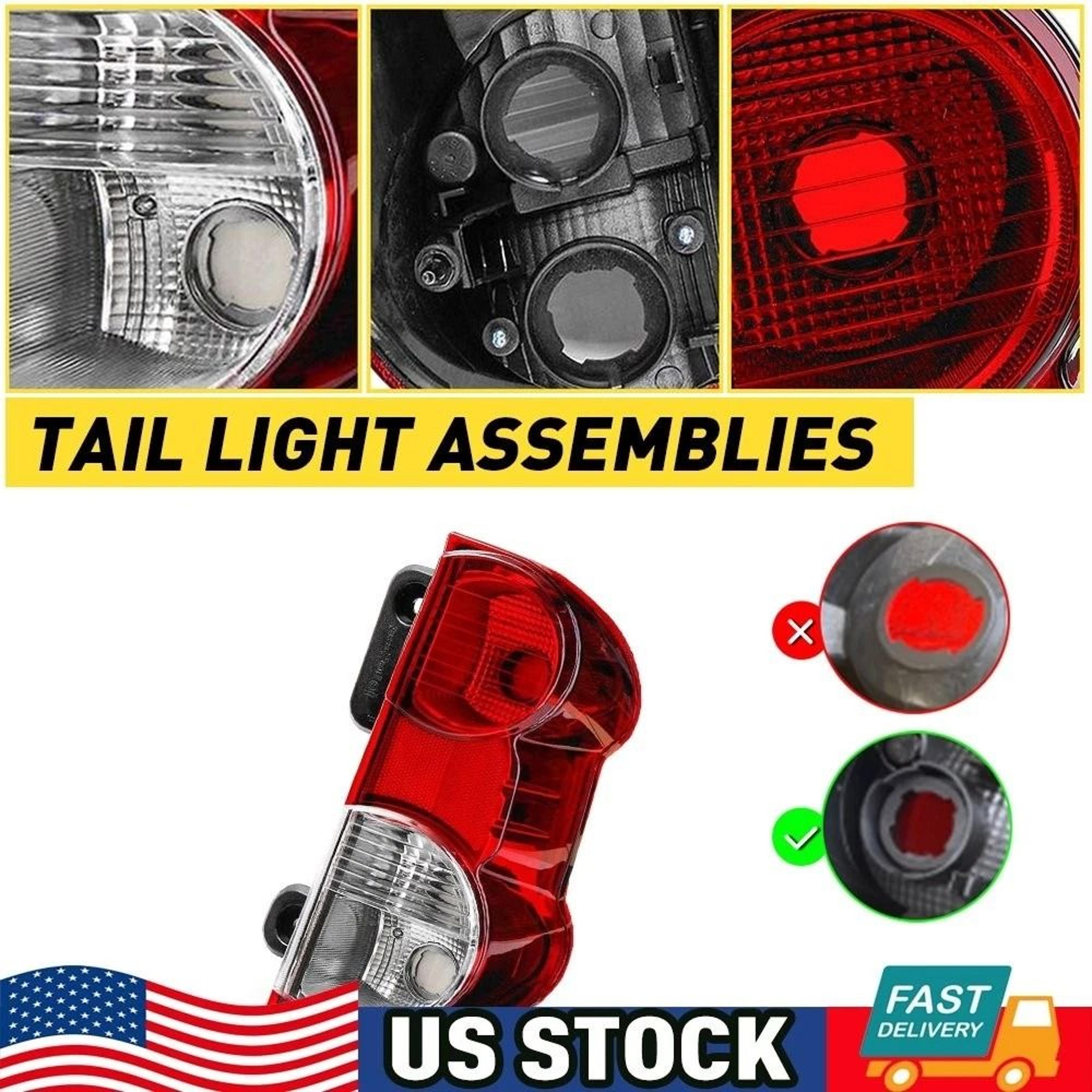 Passenger Side Right Tail Light Rear Assemblies Lamp Plug And Play Durable Easy Install 1