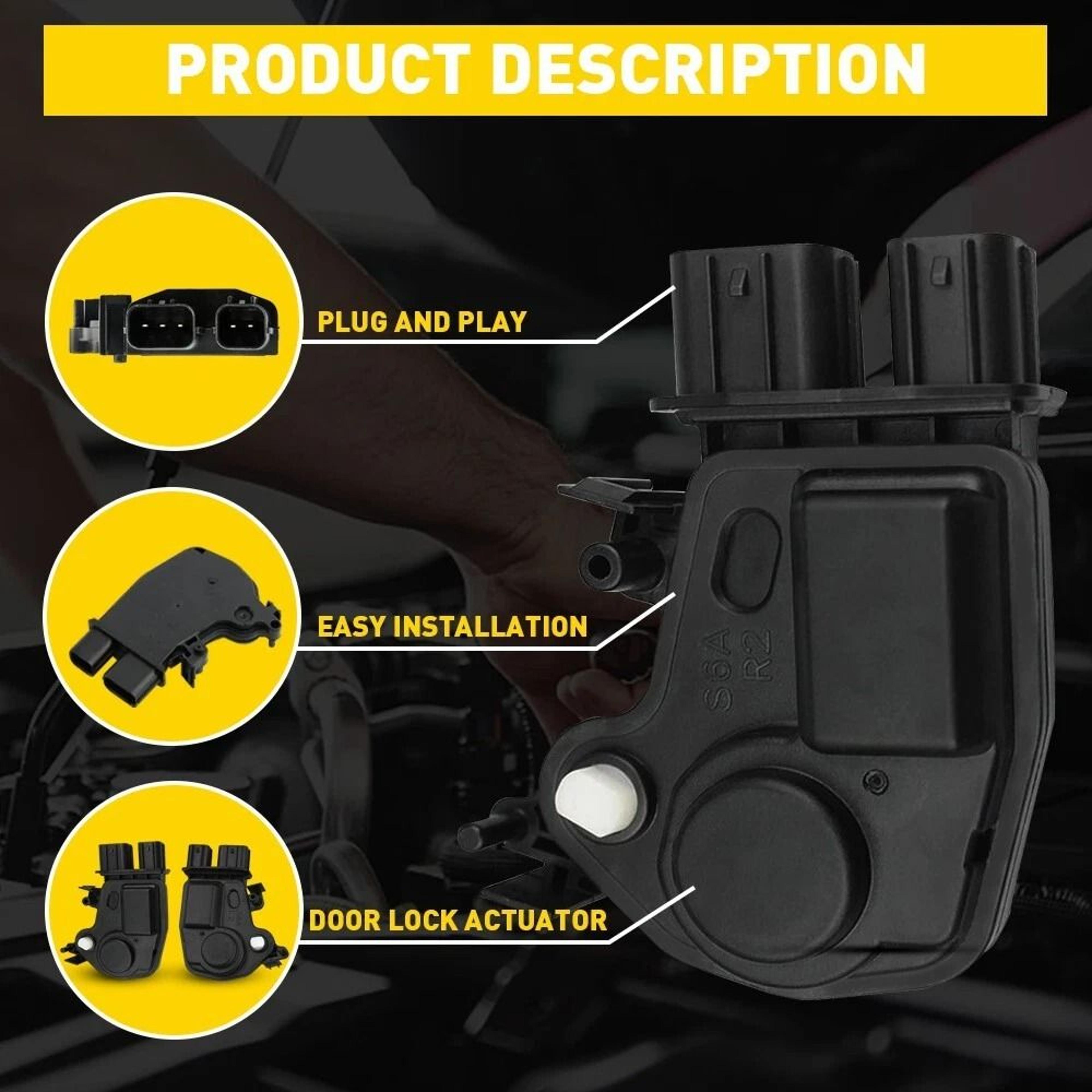 Left  Right Power Door Lock Actuators Replacement Locks 3