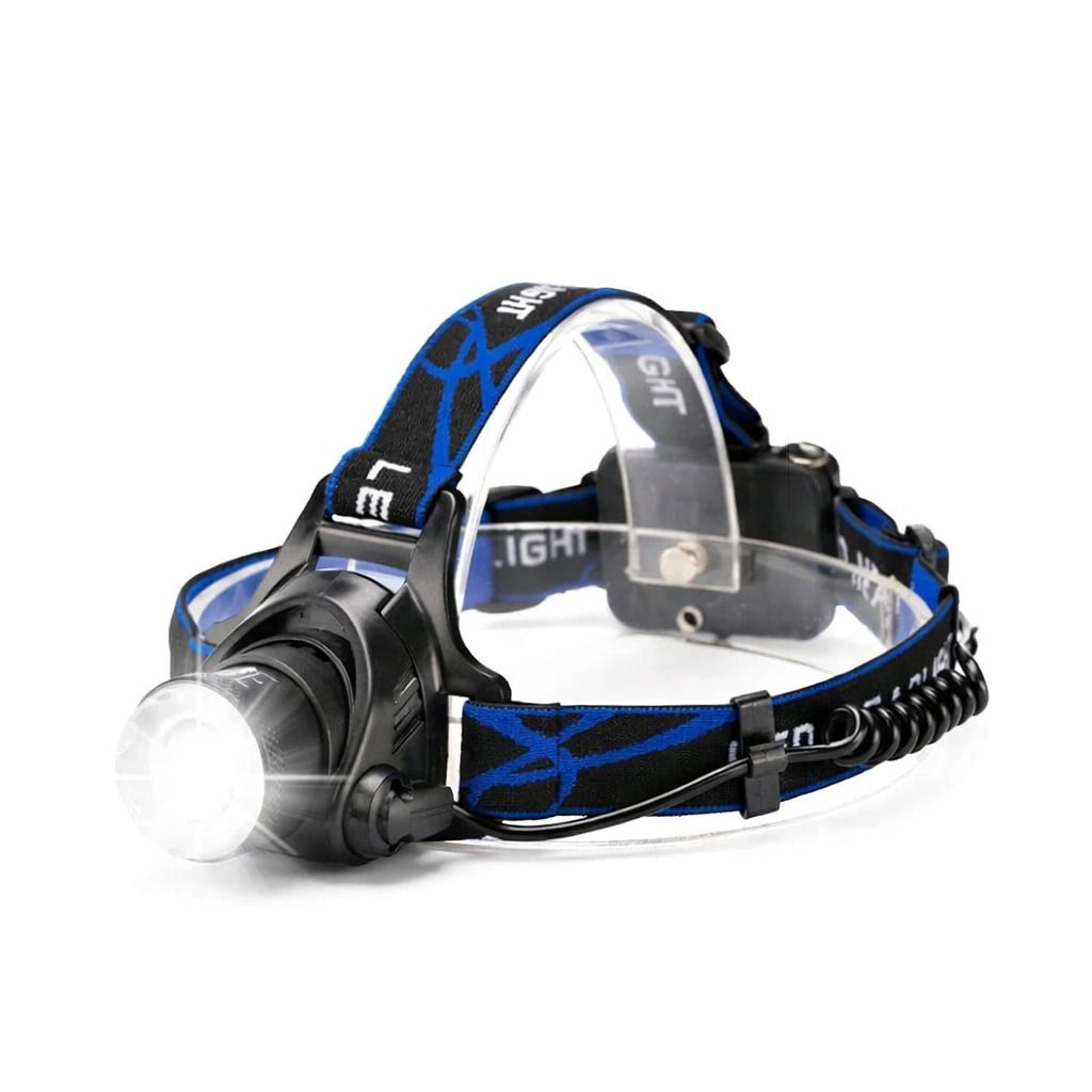 rechargeable led headlamp, 25000 lumens, waterproof zoomable head torch lamp flashlight, adjustable focus