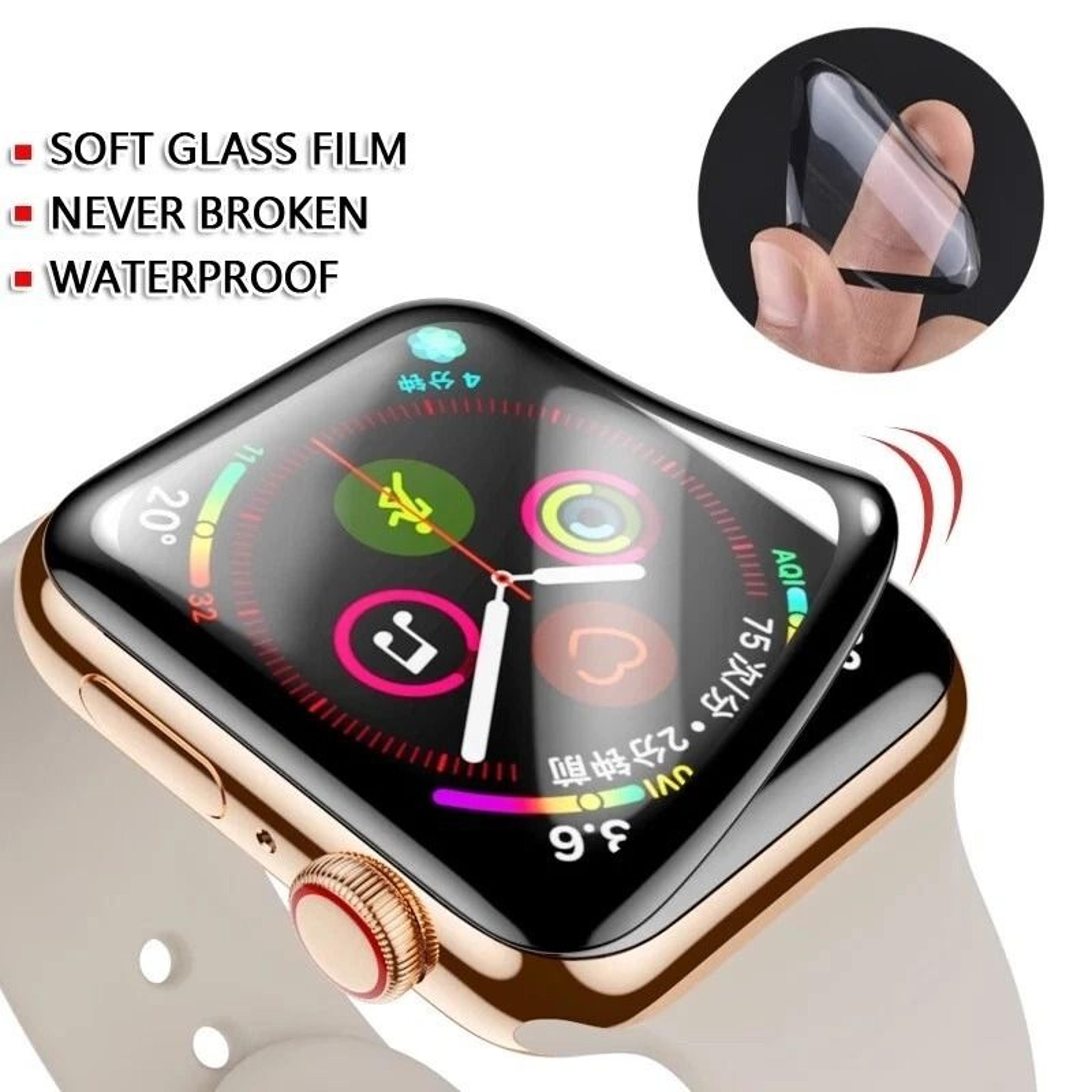 Apple Watch TPU Screen Protector Full Coverage IWatch Case Transparent High Transparency 2