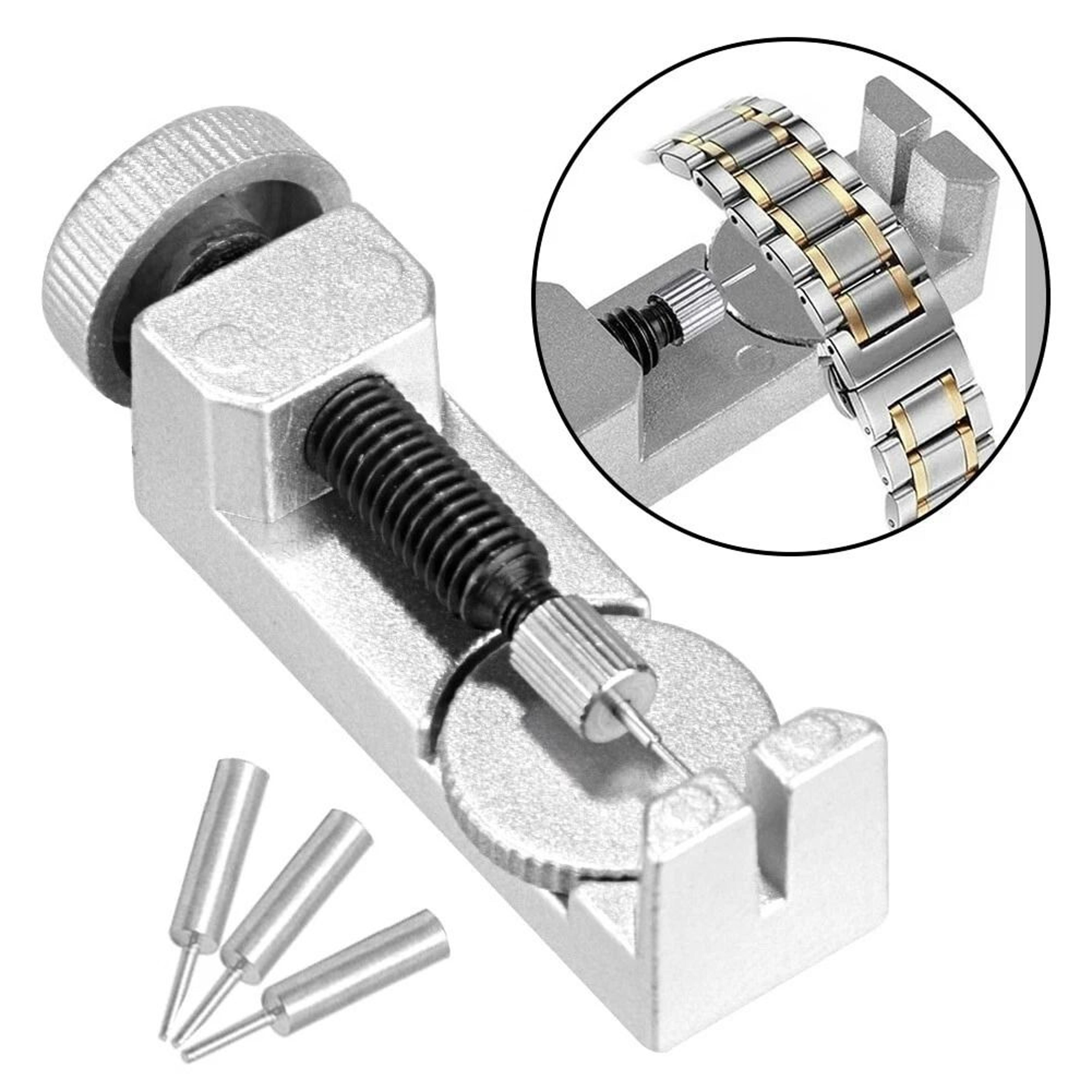 Adjustable Metal Watch Band Strap Link Pin Remover Kit Watch Repair Tool Bracelet Link Remover For  7