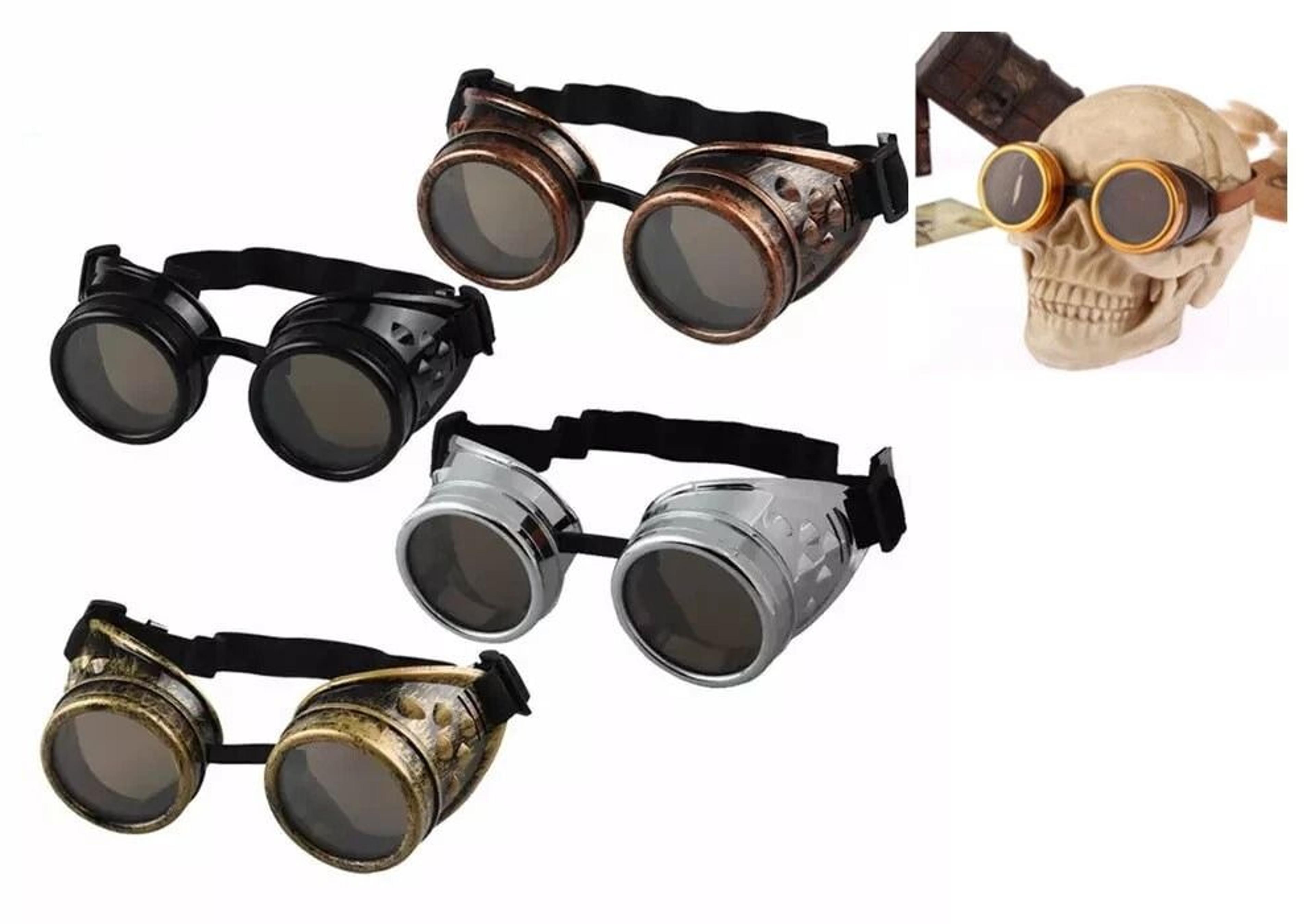 Steampunk Motorcycle Riding Goggles Aviation Biker Glasses Windproof SunGlasses For Motorcyclists S 3