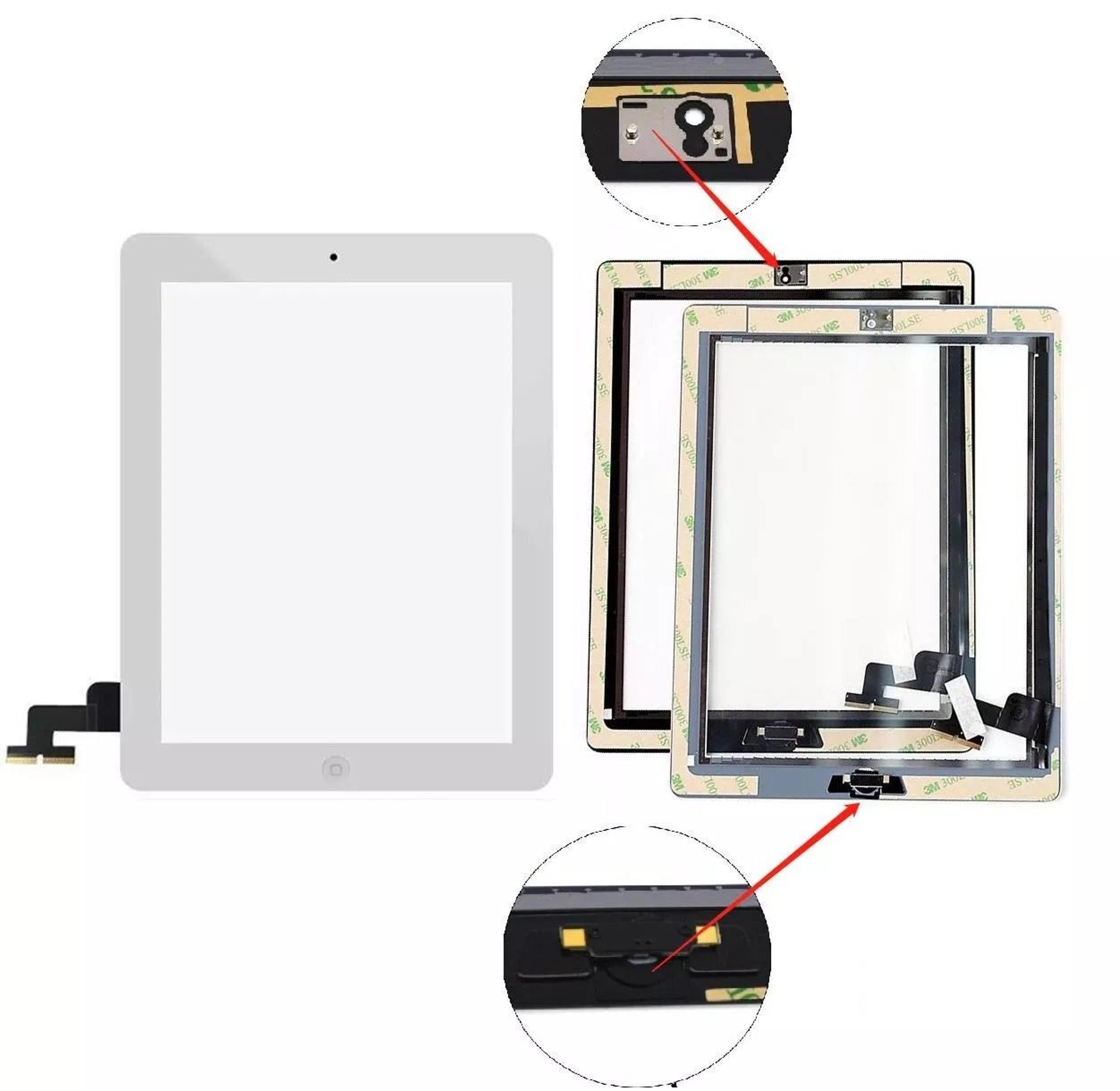 ipad white screen glass digitizer replacement, premium quality, durable ipad screen glass repair, easy ipad glass