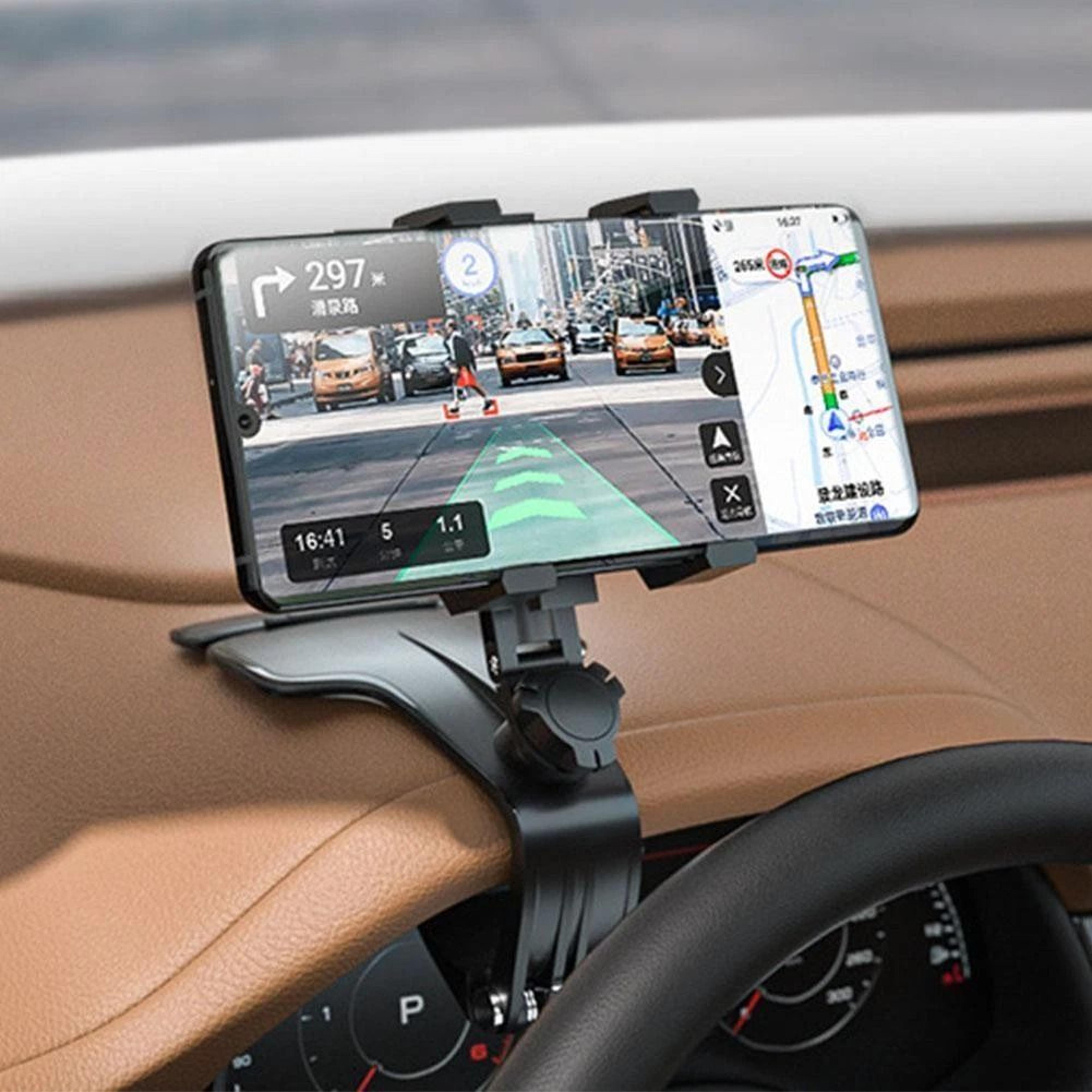 car phone mount holder for cell phones, universal fit rotate & secure