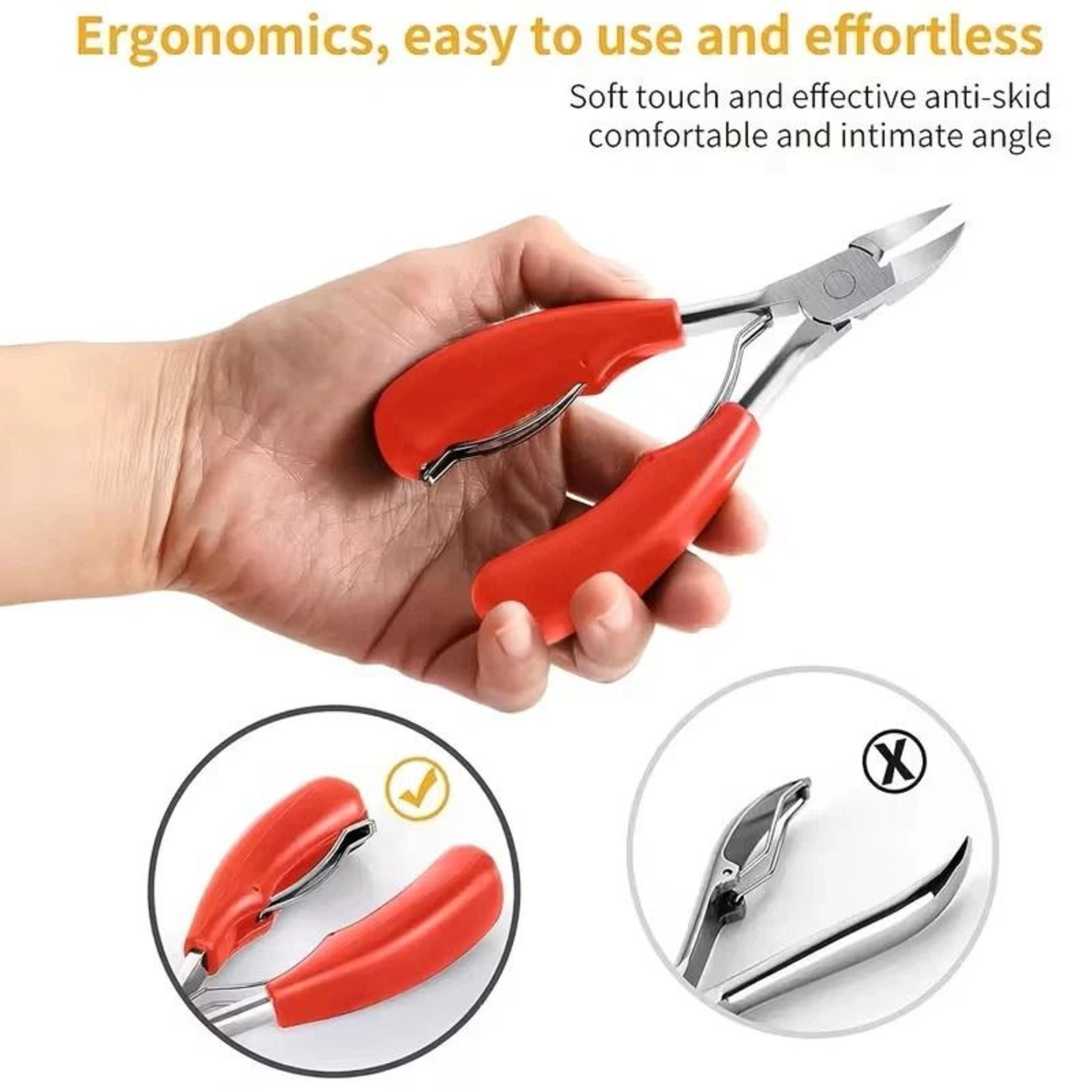 Eagle Beak Toenail Clippers For Thick Ingrown Nails Beveled Scissors 8