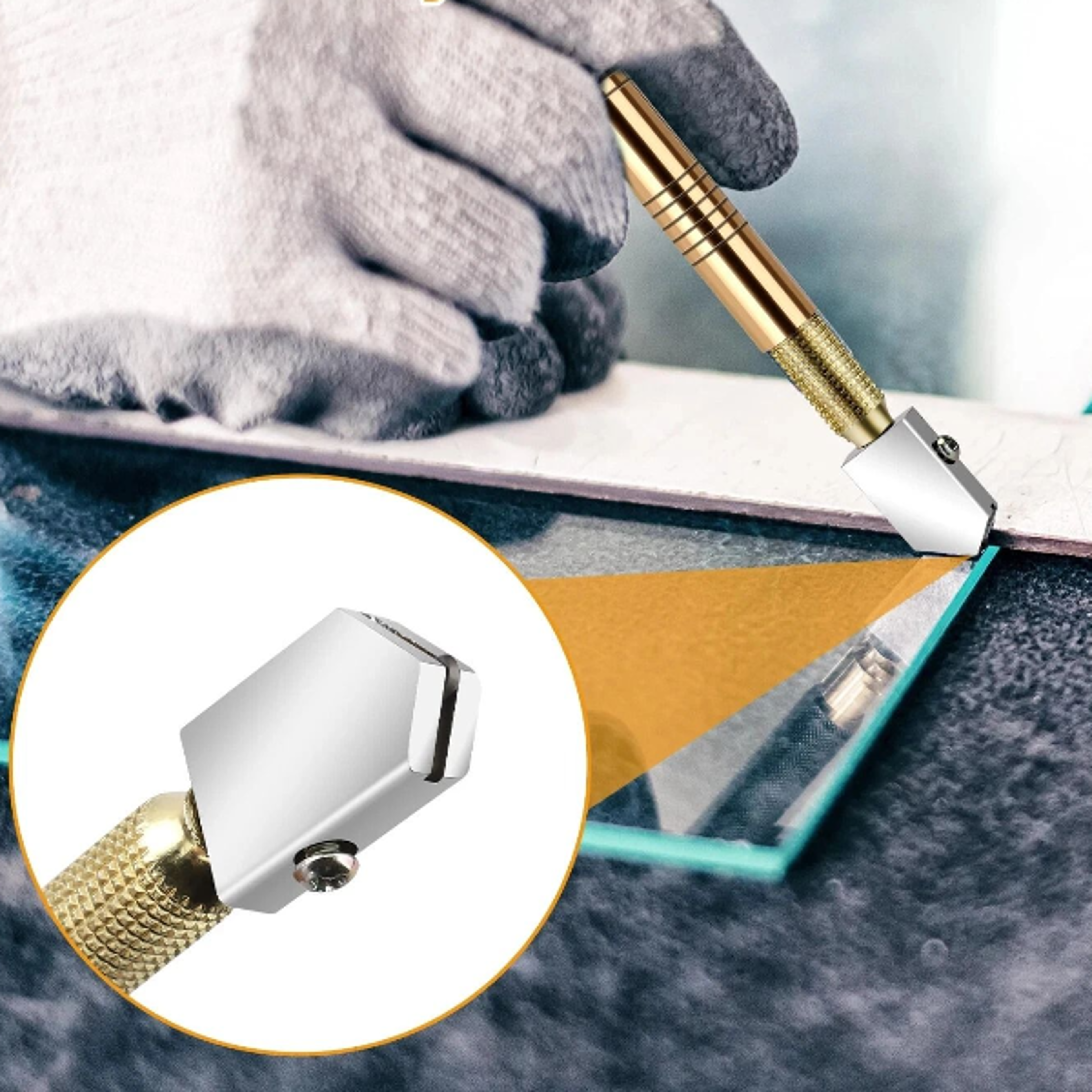 metal carbide precision glass cutter, anti-skid professional cutting tools