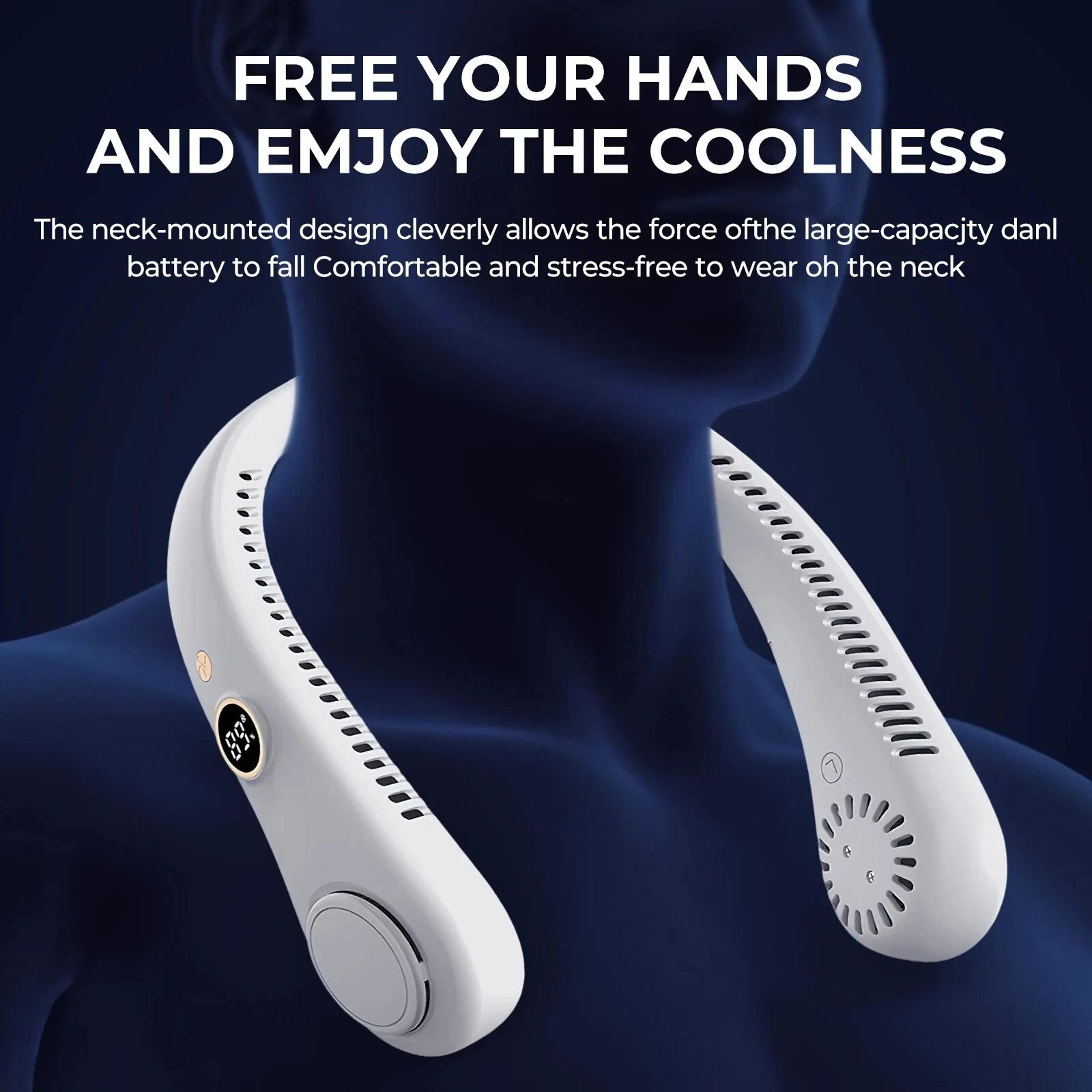 Neck Fan Cooling Air USB Portable Hanging Little Electric Air Cooler 6