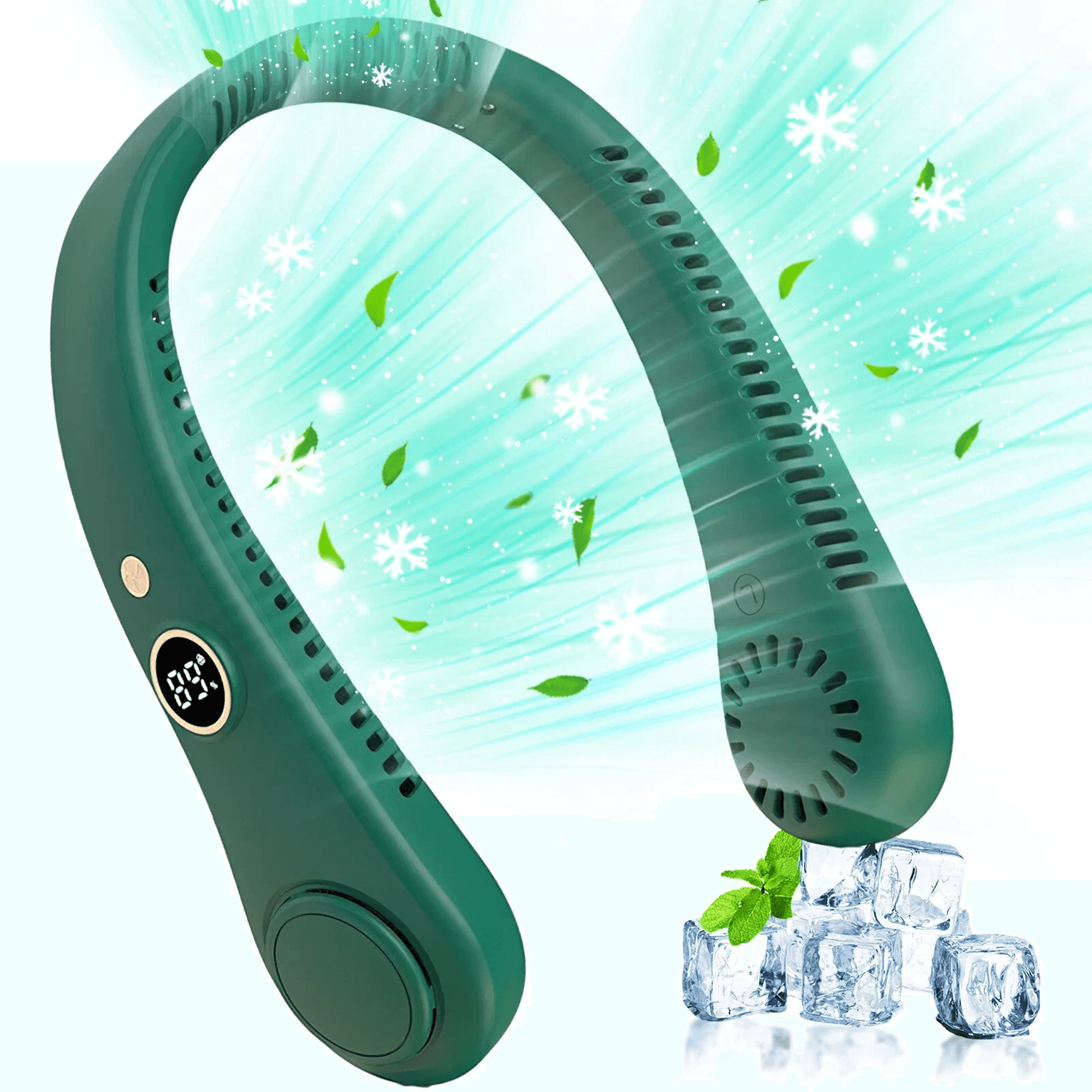 Neck Fan Cooling Air USB Portable Hanging Little Electric Air Cooler 8