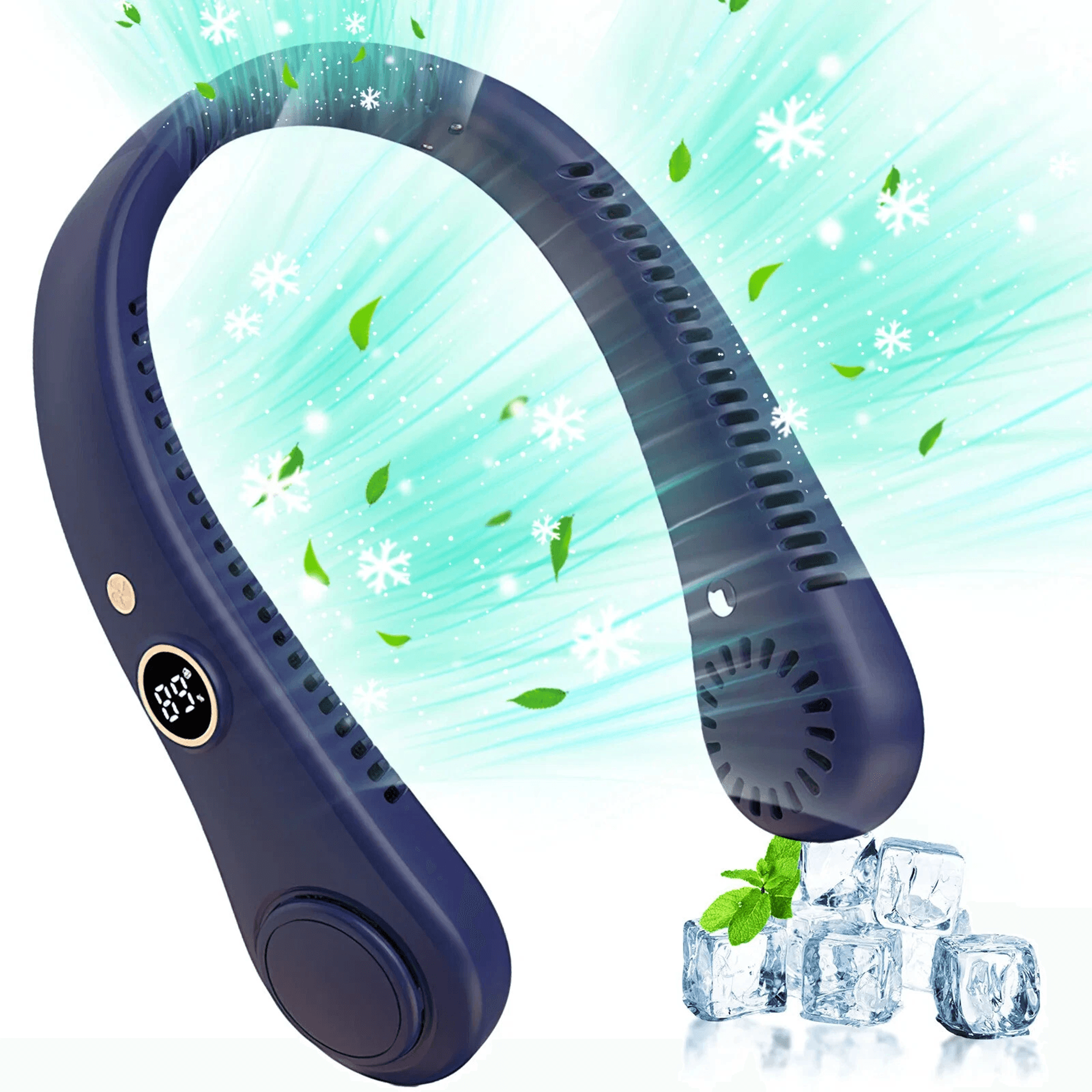 Neck Fan Cooling Air USB Portable Hanging Little Electric Air Cooler 9
