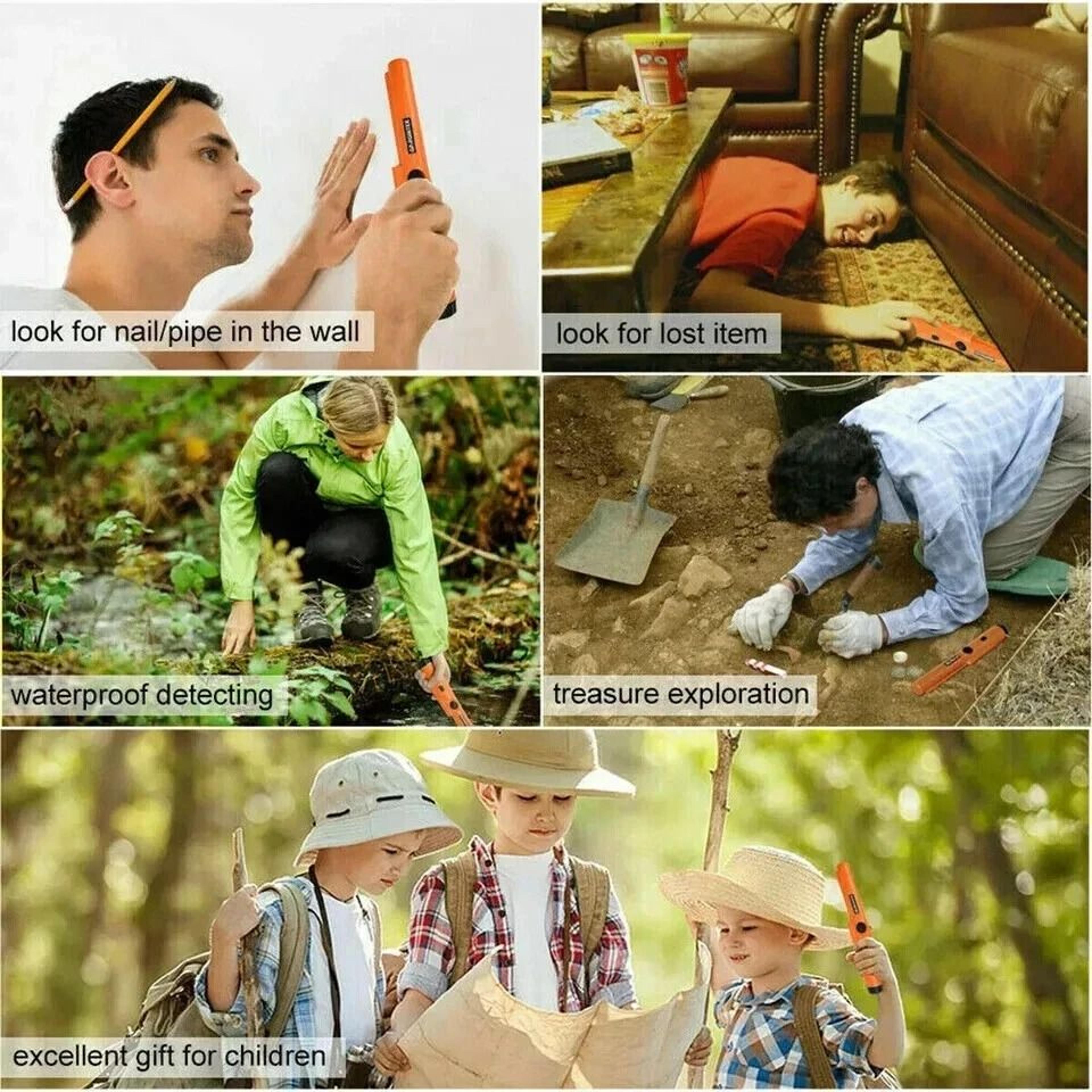 Sensitive Tester Waterproof HandHeld Metal Detector Gold Digger Hunter Probe 2