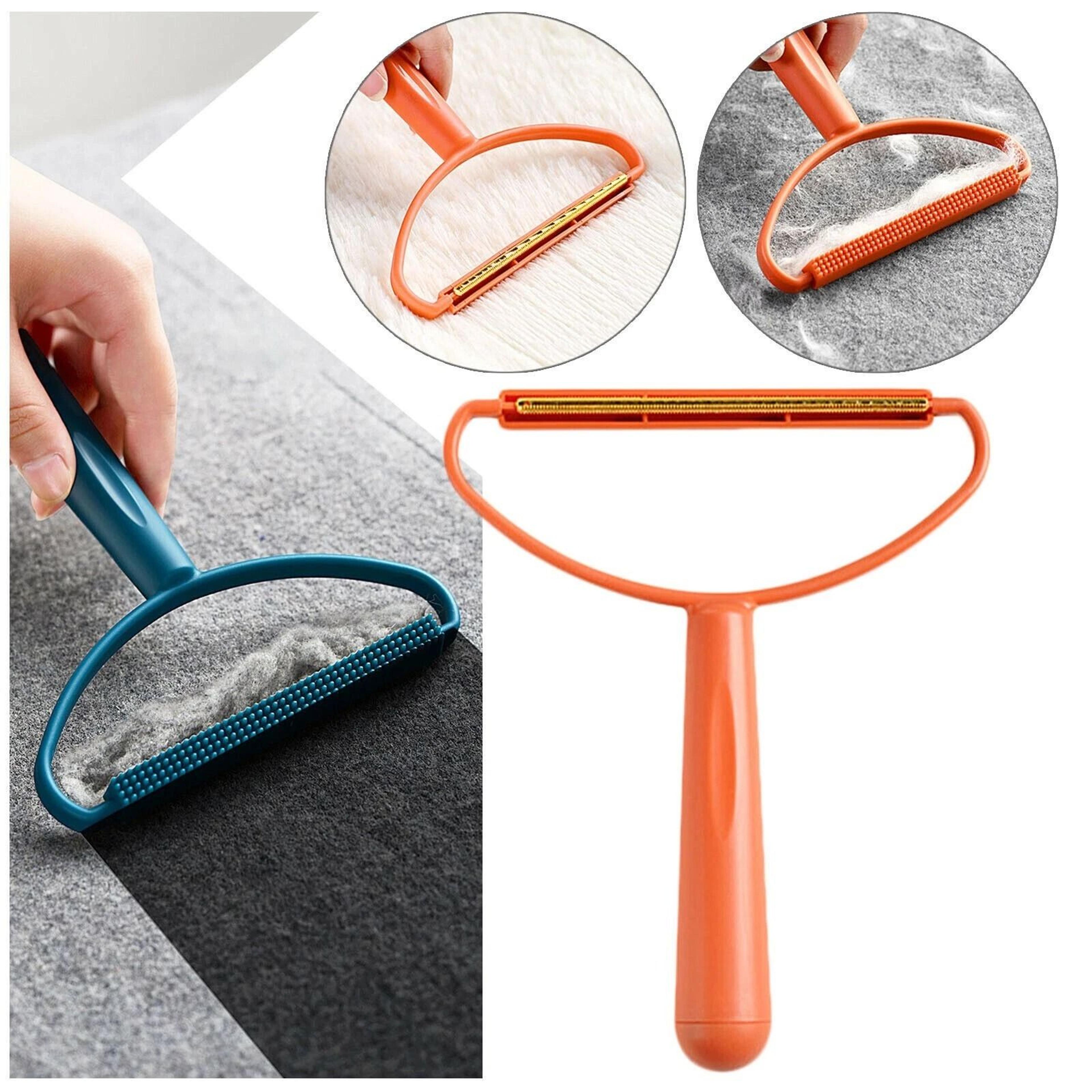 clothes lint remover, reusable double sided fuzz shaver for all fabrics