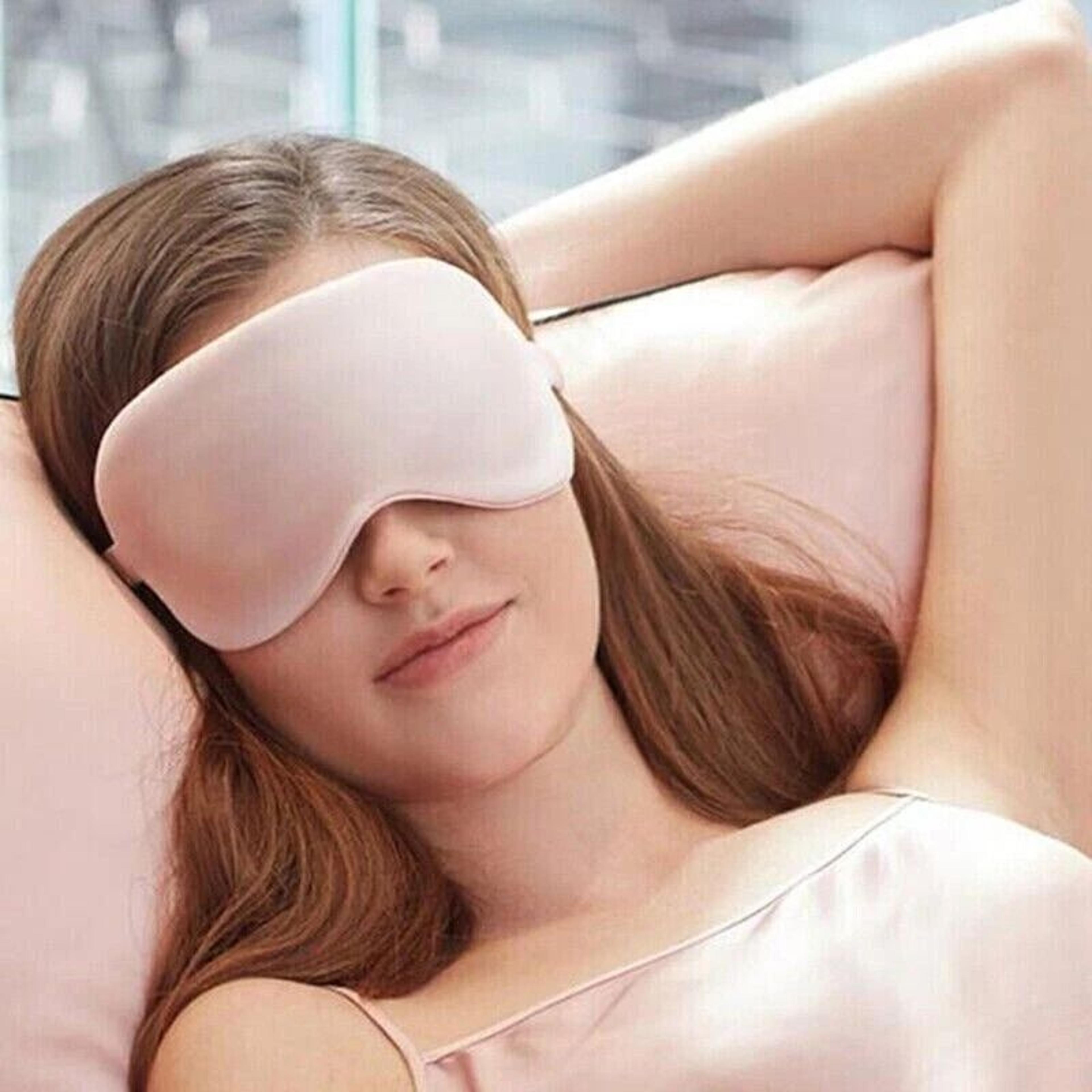 night sleep eye mask, silk satin eye cover, relaxing sleeping mask for women men