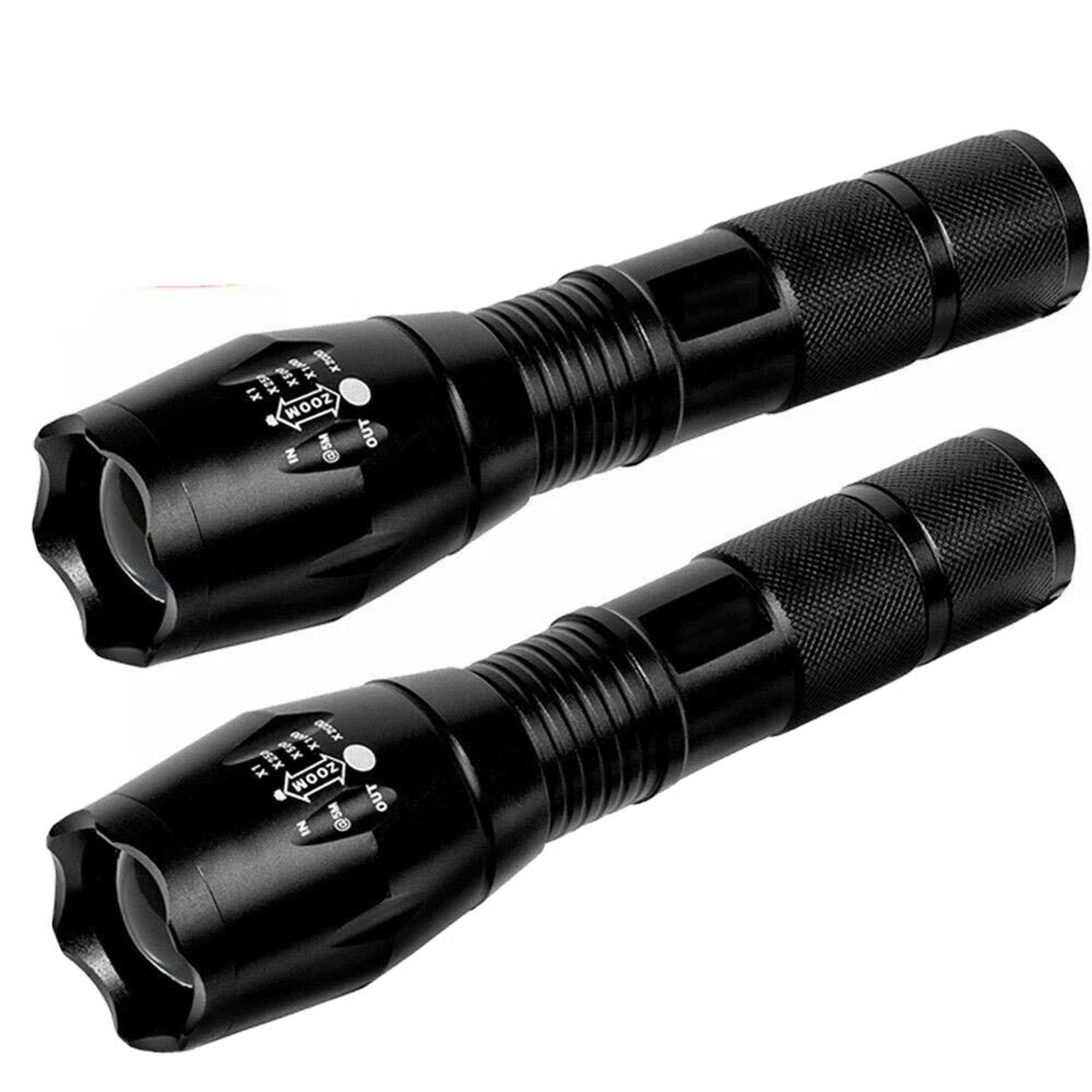 Tactical Aluminum Flashlight 5 Modes LED Zoom Torch For Reliable Illumination 5