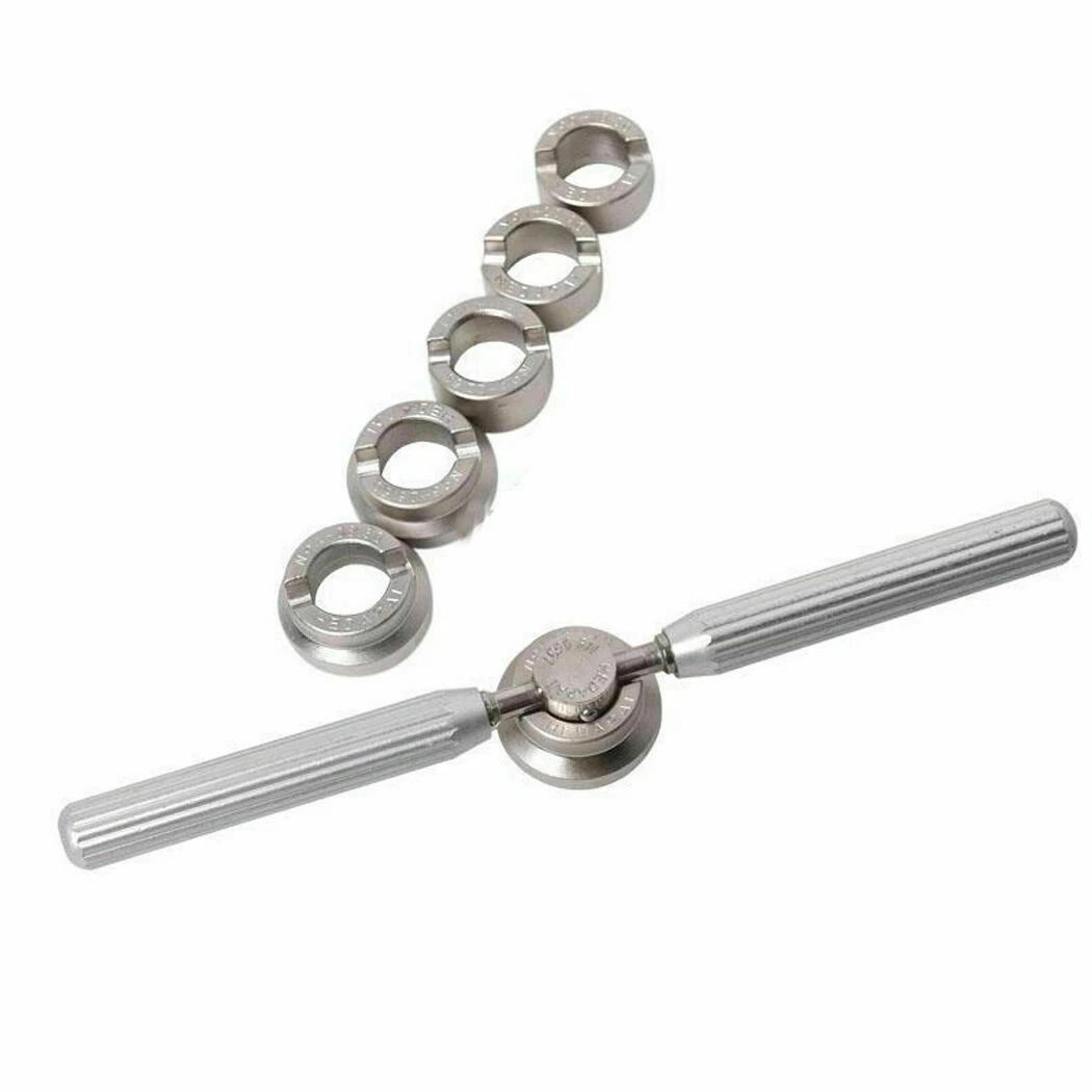 Rolex Tudor Watch Repair Tool Kit Silver Metal Back Case Opener Fast 4