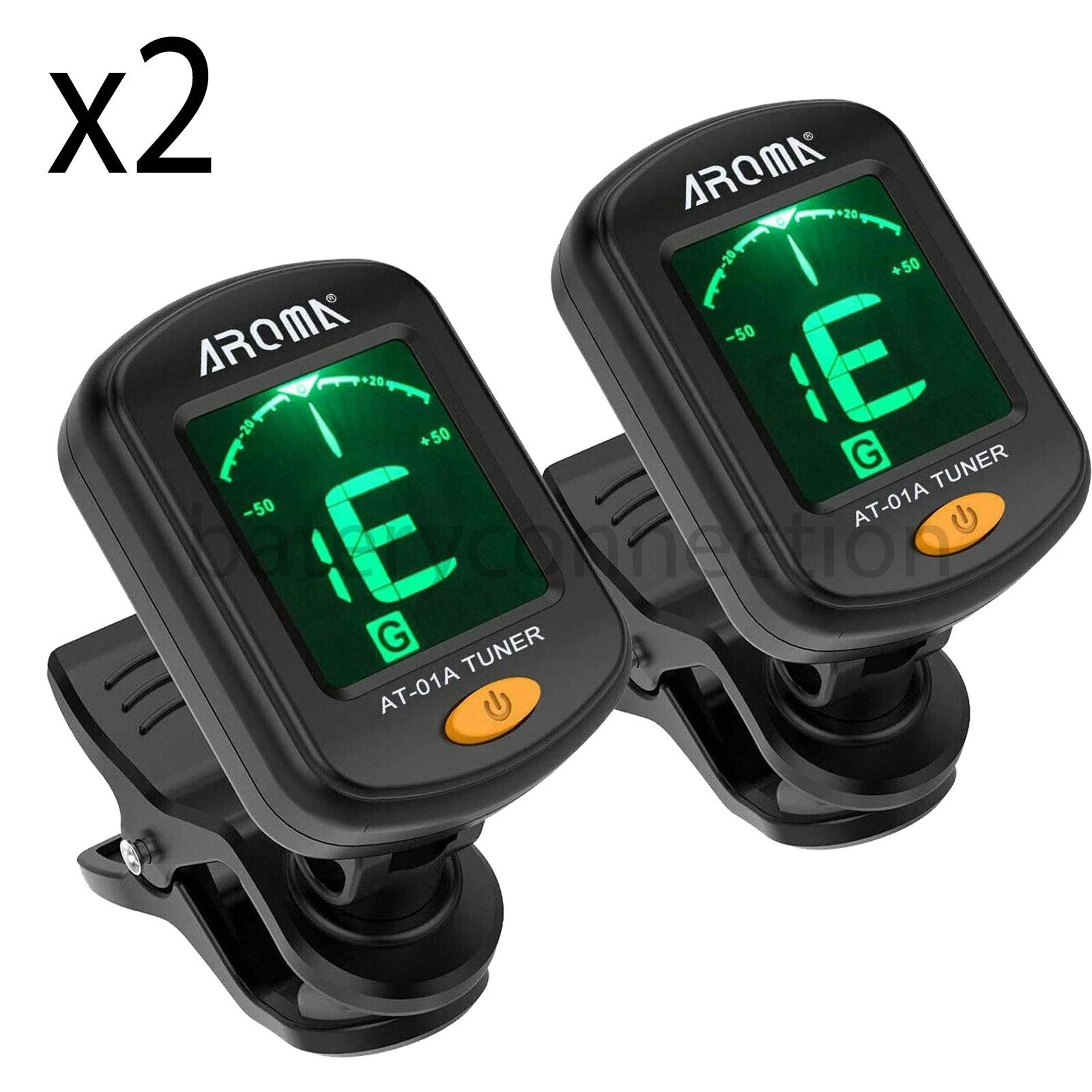 LCD ClipOn Digital Acoustic Tuner For Guitar Bass Ukulele Violin Chromatic Tuning 7