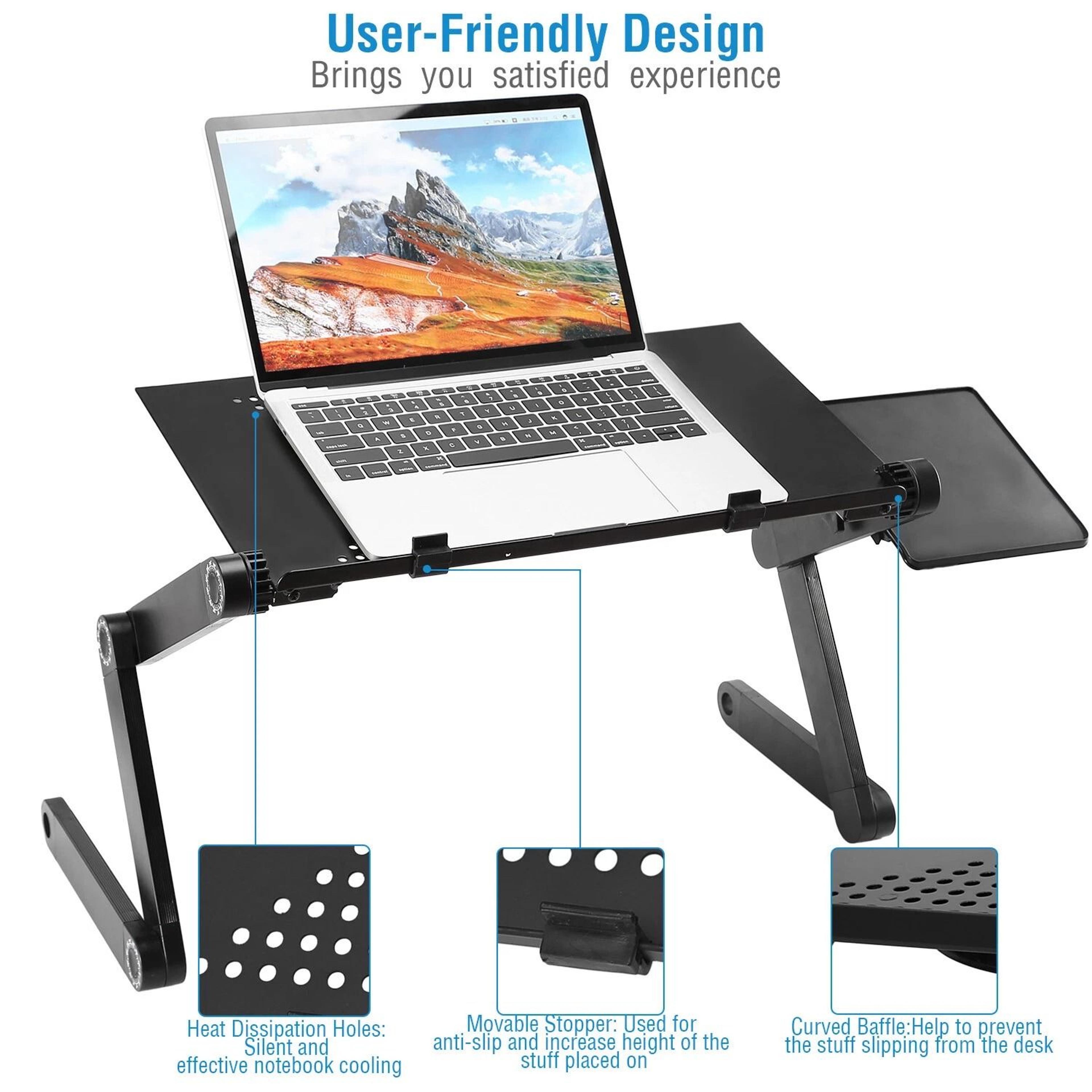 Foldable 360 Adjustable Laptop Stand Sofa Bed Tray PC Notebook Desk Portable And Adjustable For Com 6