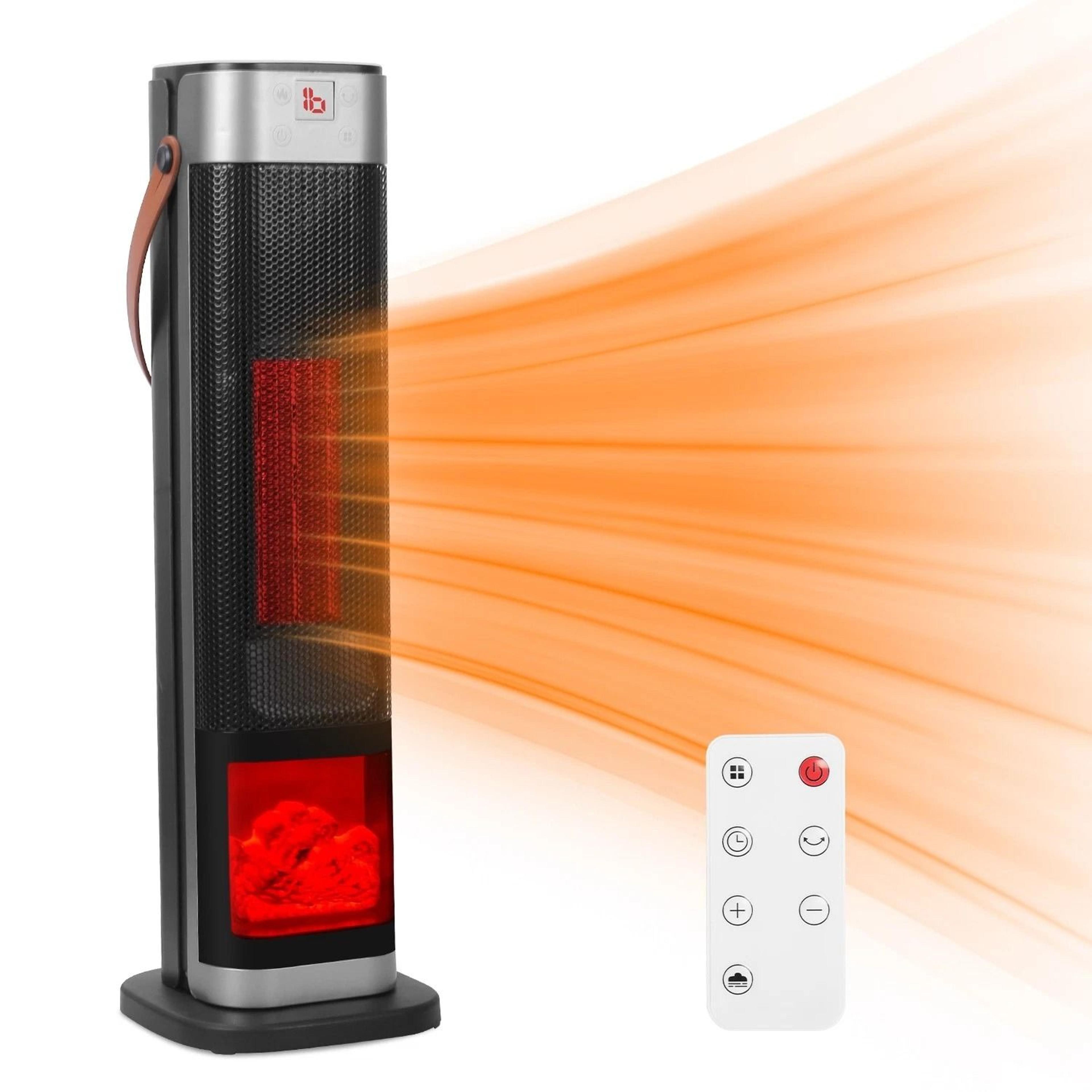 Oscillating Ceramic Heater Tower 3D Space Heater For Winter Electric Warmer For Home Efficient  Por 2