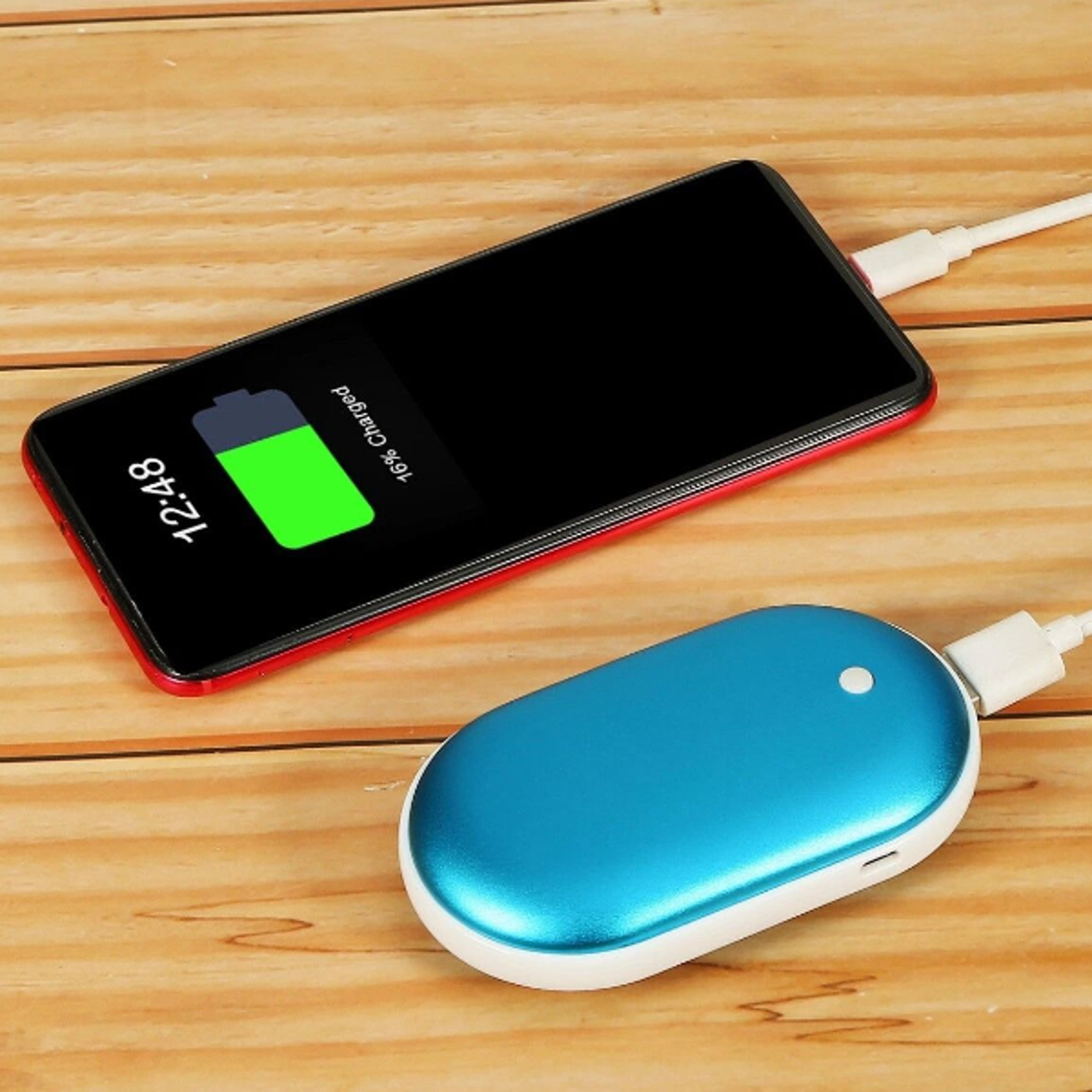 rechargeable hand warmer power bank, pocket electric winter heater, 5000mah usb warmer for outdoor adventures