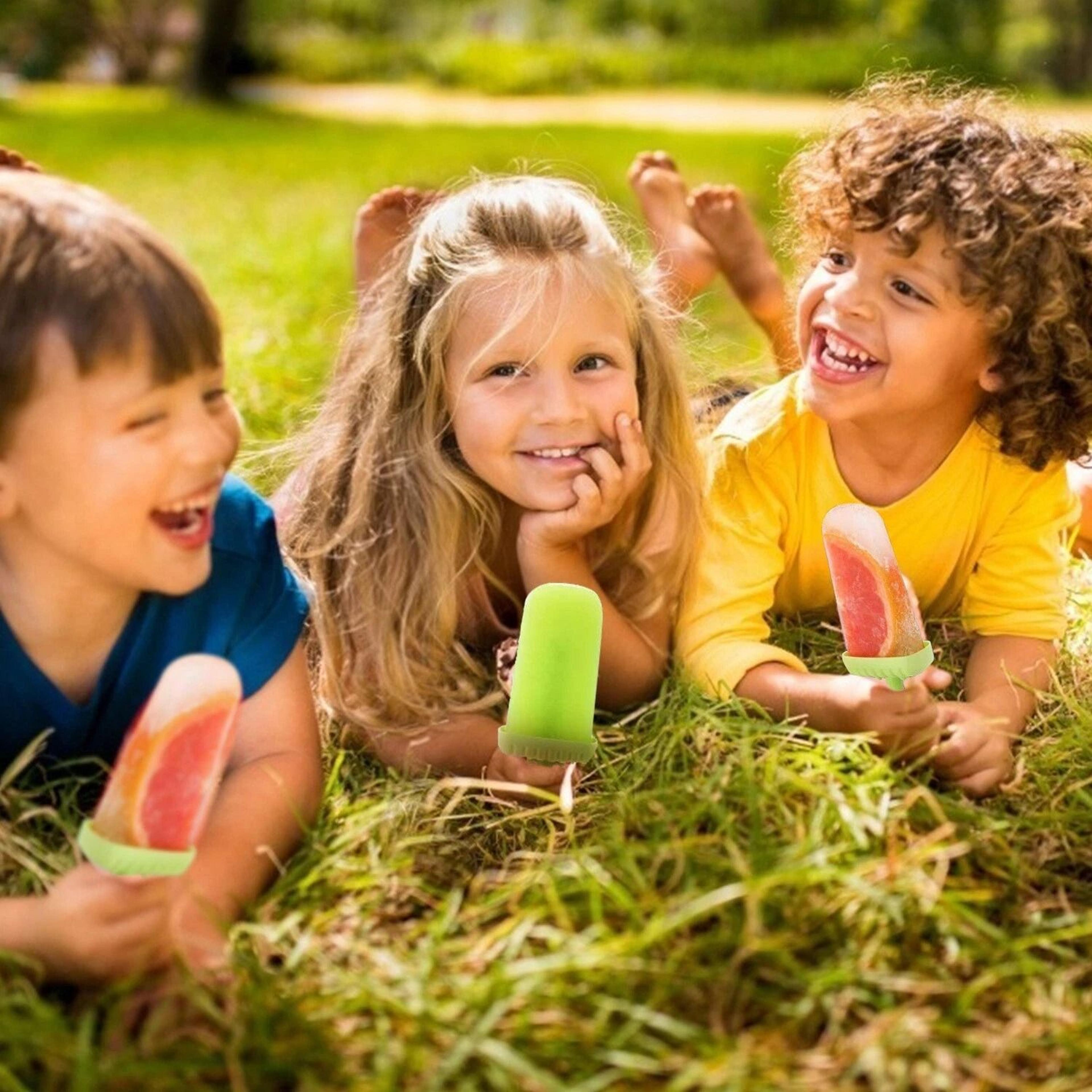 DIY Homemade Ice Cream Reusable Popsicle Molds Set 6pcs Plastic Popsicle Molds For Summer Fun 1