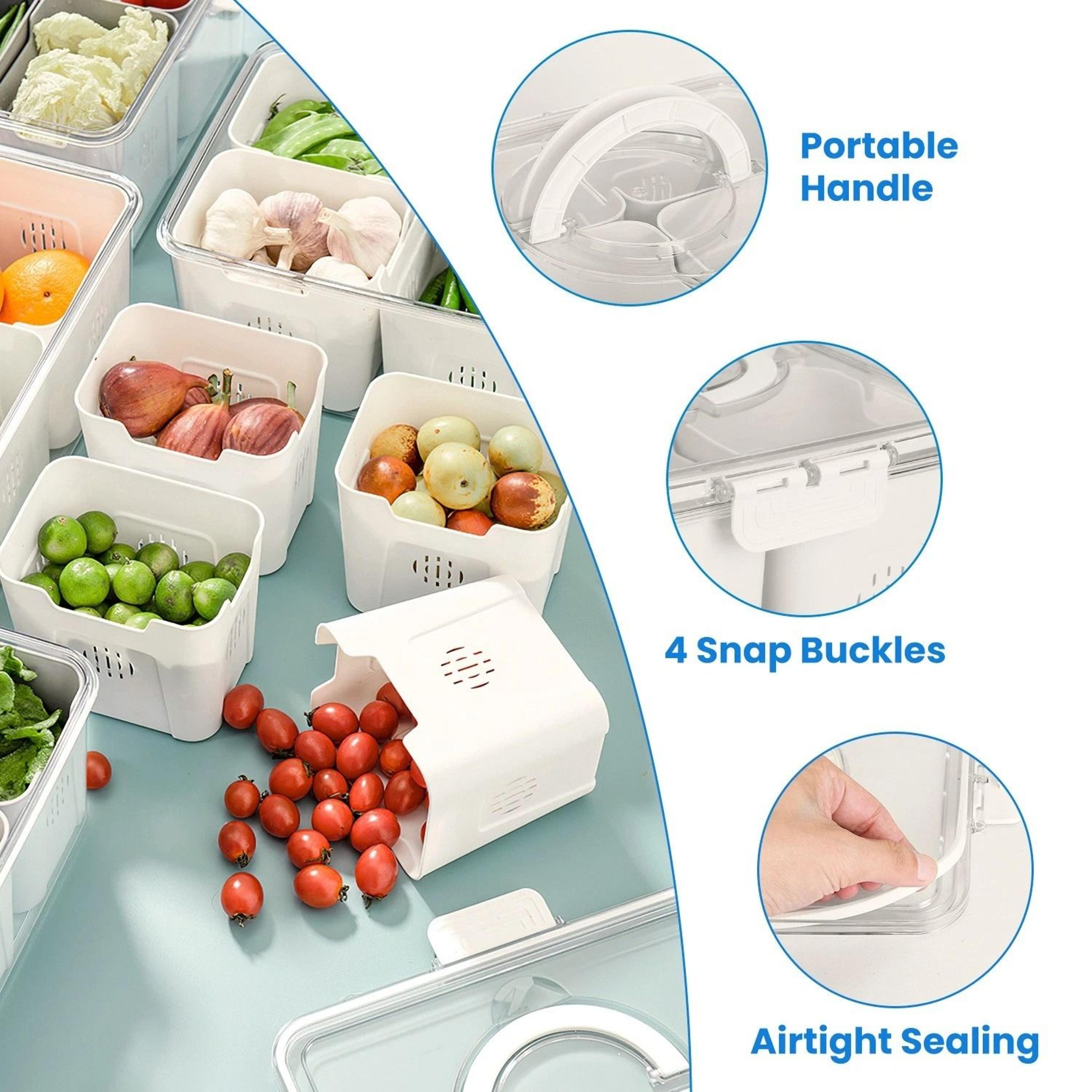 Picnic Box Airtight Fruit Storage Food Storage Fridge For Convenience And Freshness 5