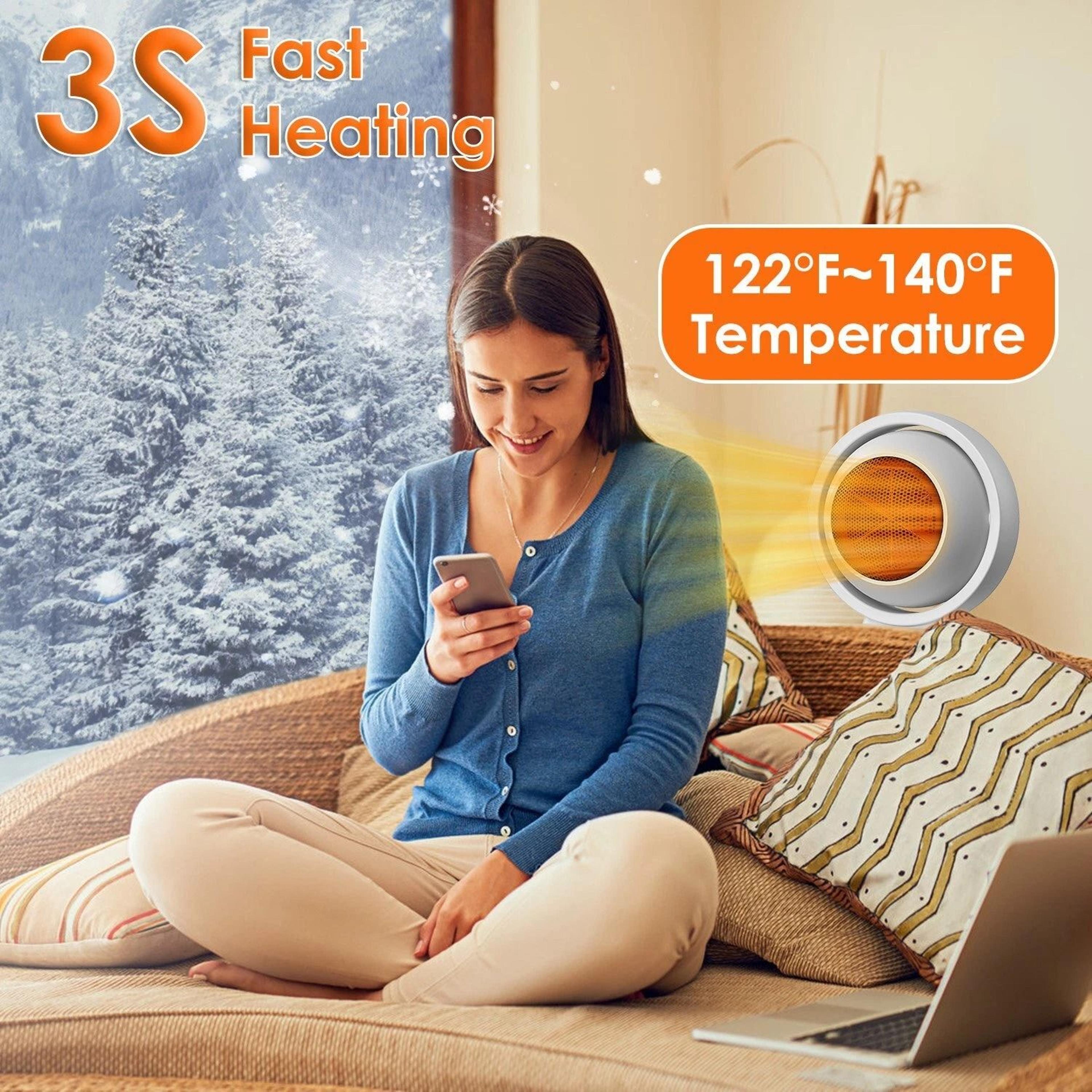 Electric Space Heater Safe Heater With Overheat Protection Winter Heater For Fast Warmth And Comfor 1