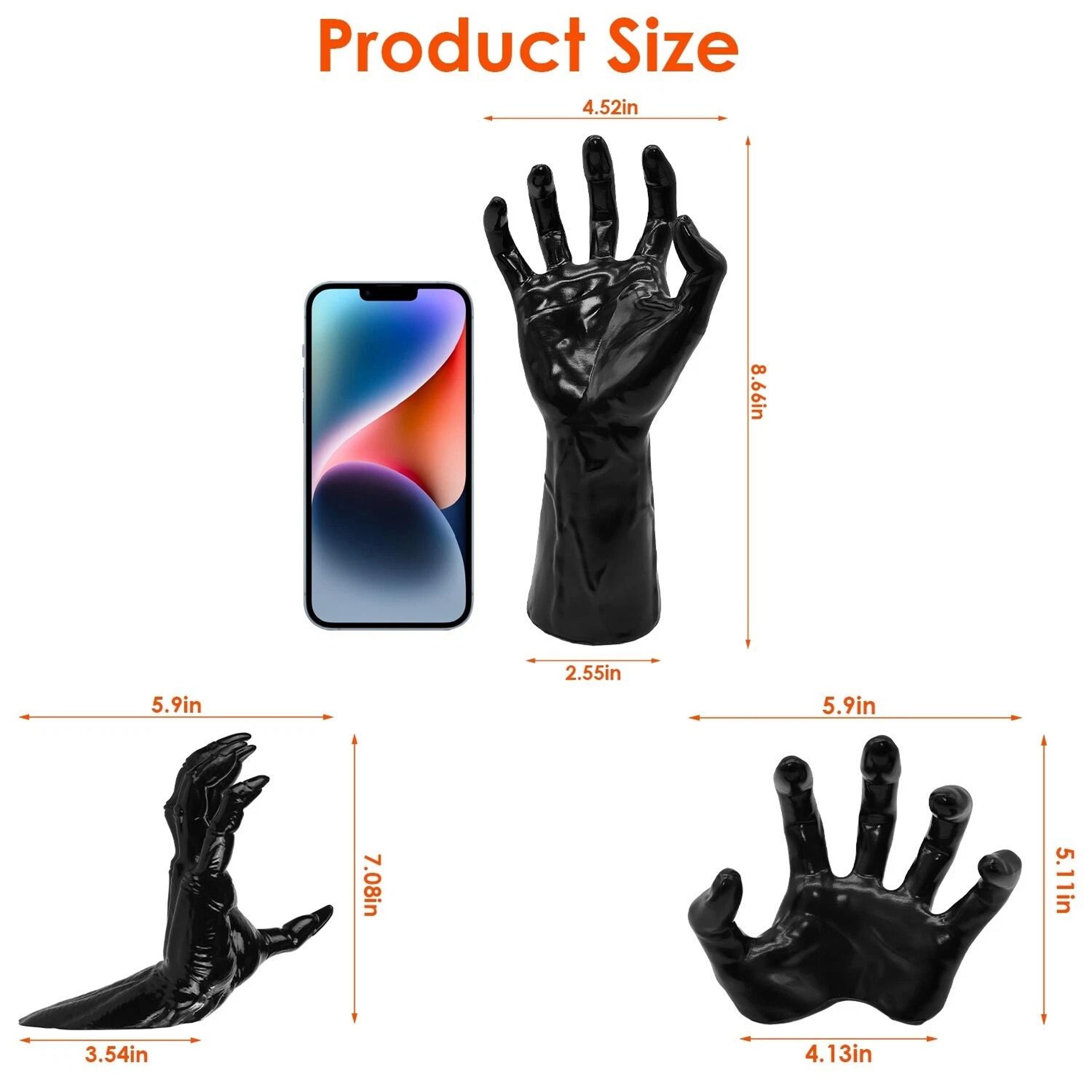 Creepy Reaching Hands Halloween Hand Prop  Lighted Candles  Perfect Halloween Hand Decoration For S 8