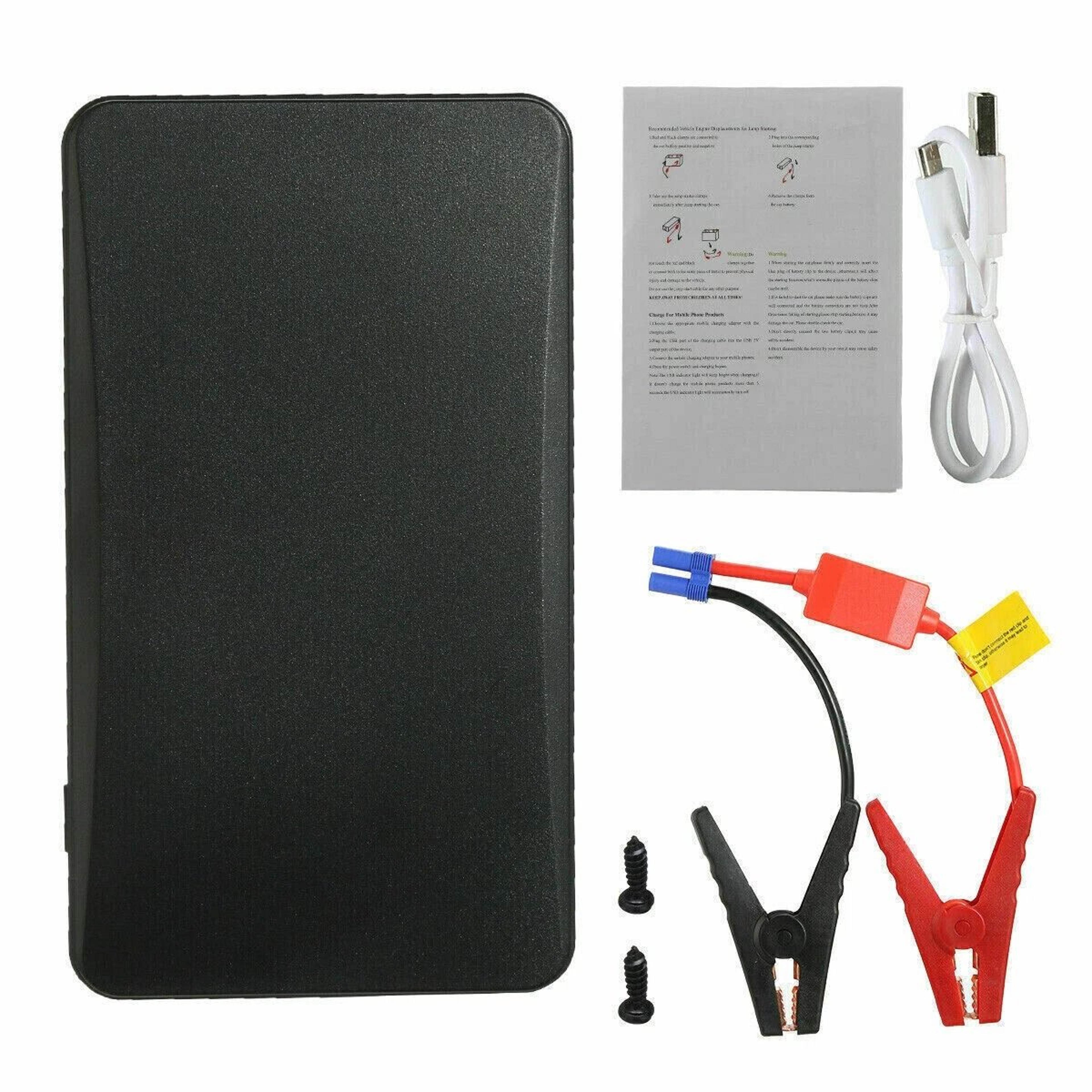 Portable Car Jump Starter Booster Jumper Box Power Bank Battery Charger Emergency Power Supply 7