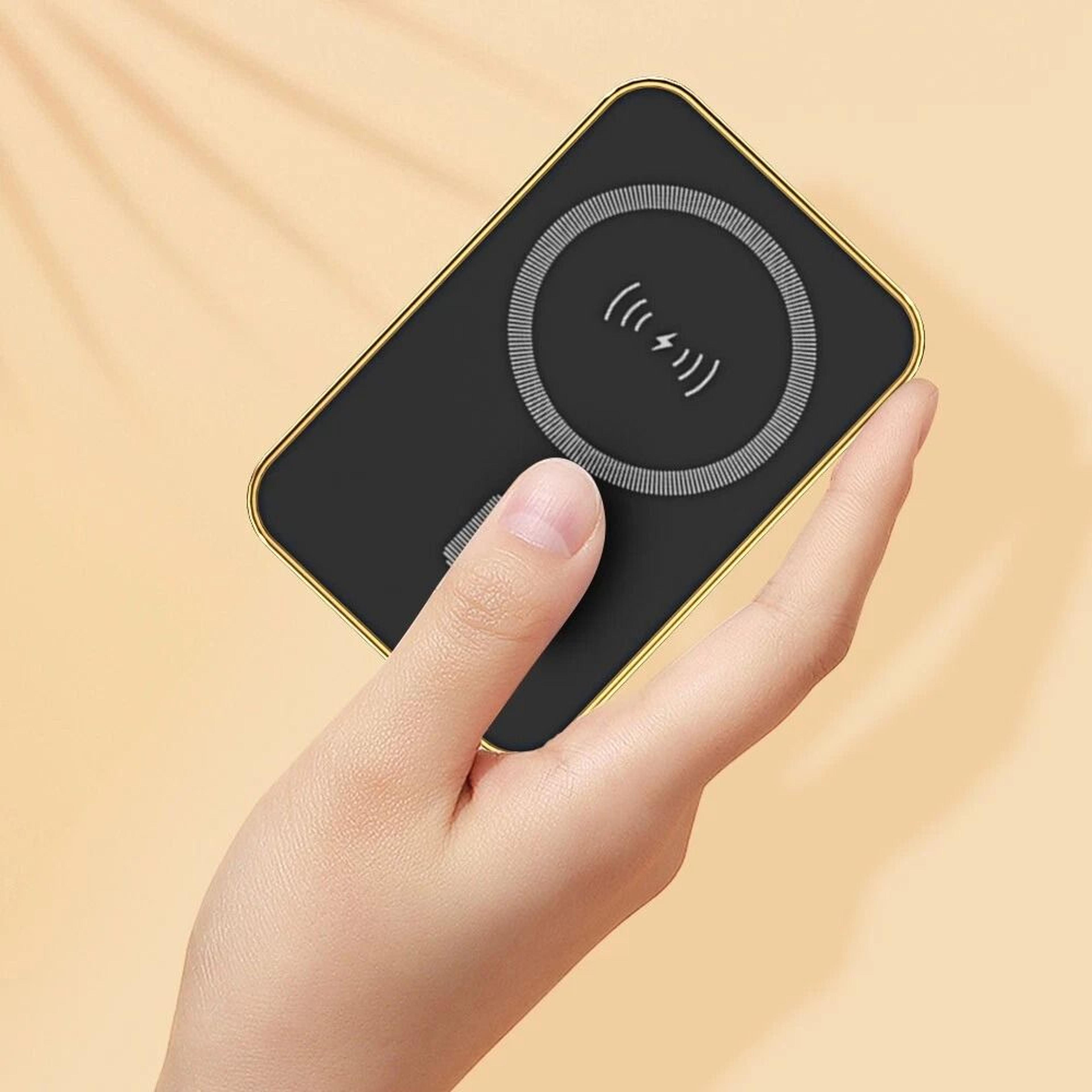 portable fast charger power bank, wireless external battery backup for mobile devices