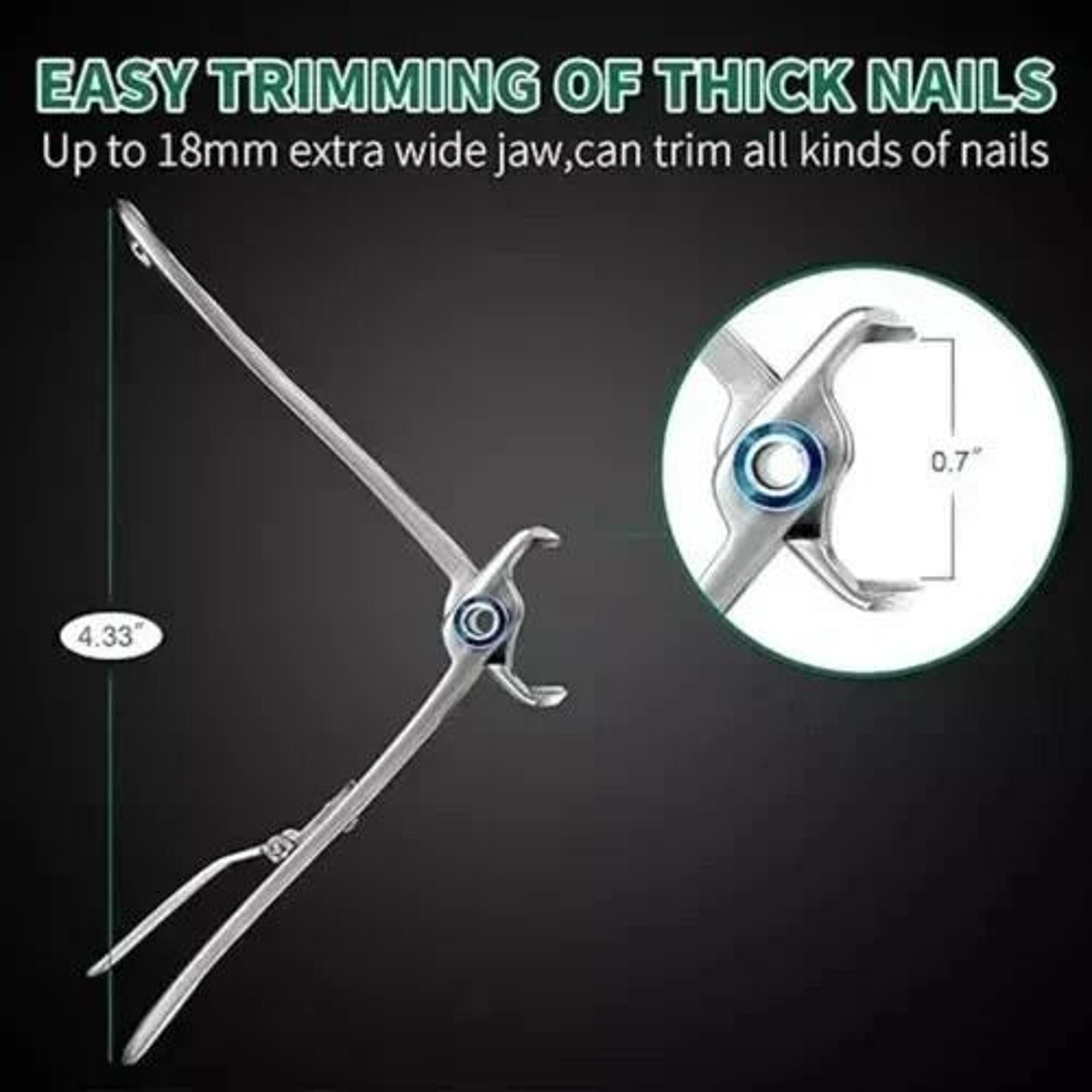 Extra Large Toe Nail Clippers For Thick Nails Stainless Professional Heavy Duty Clippers Precision  5