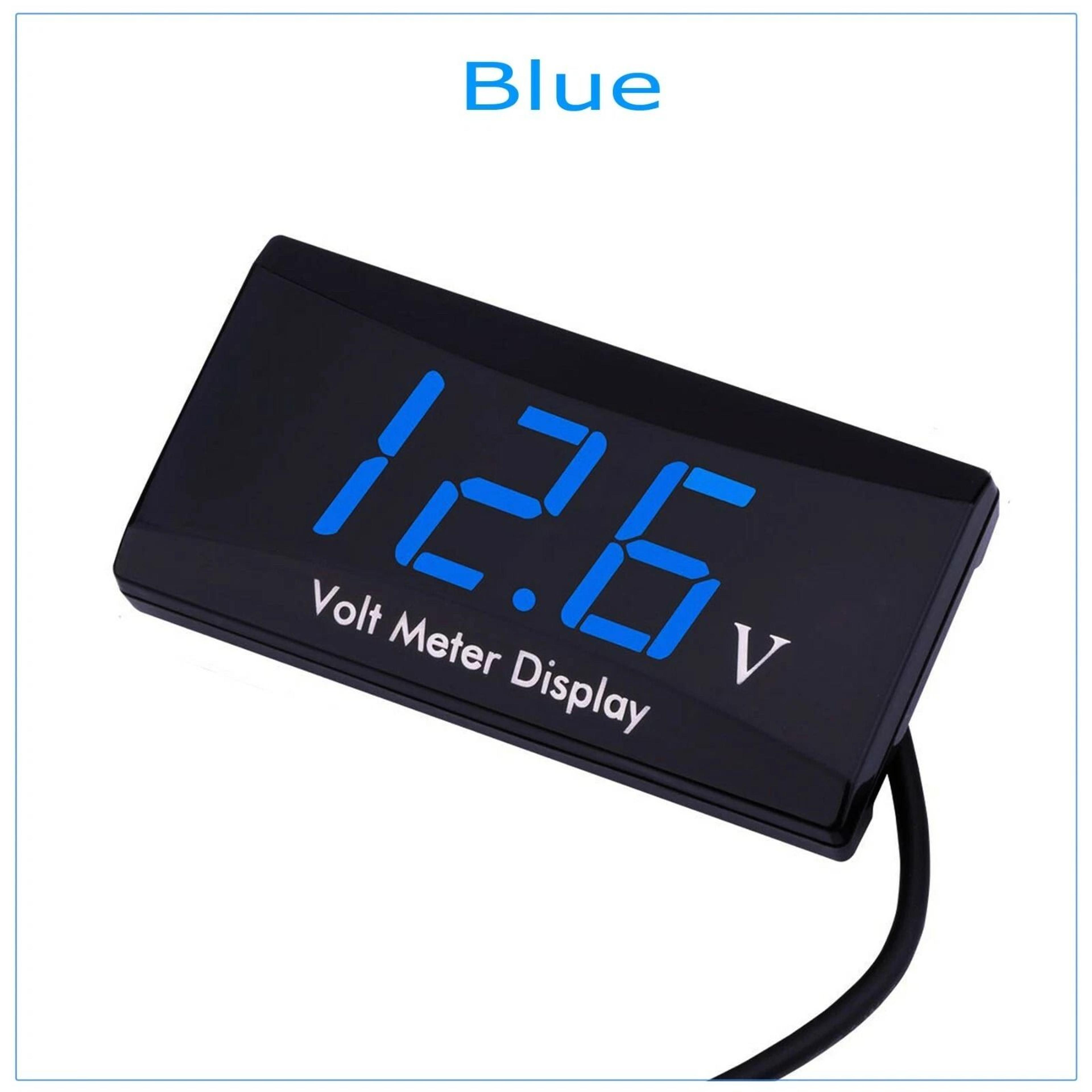 Digital LED Voltmeter Panel Meter Voltage Gauge For Car Motorcycle Automotive LED Display 10