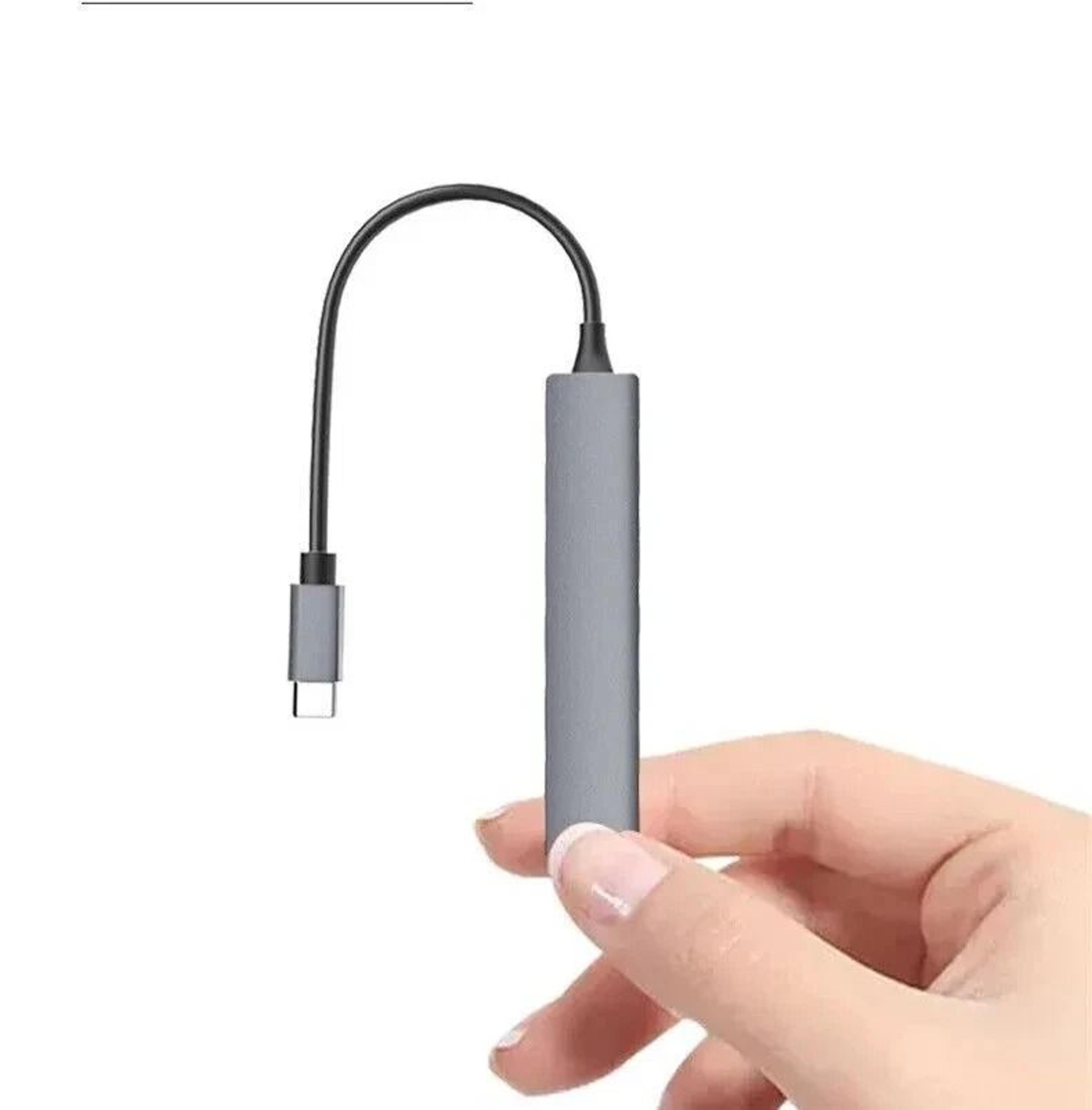 4Port USB C HUB Adapter HighSpeed Multi USB Splitter For PC Laptop Macbook  Fast And Efficient 1