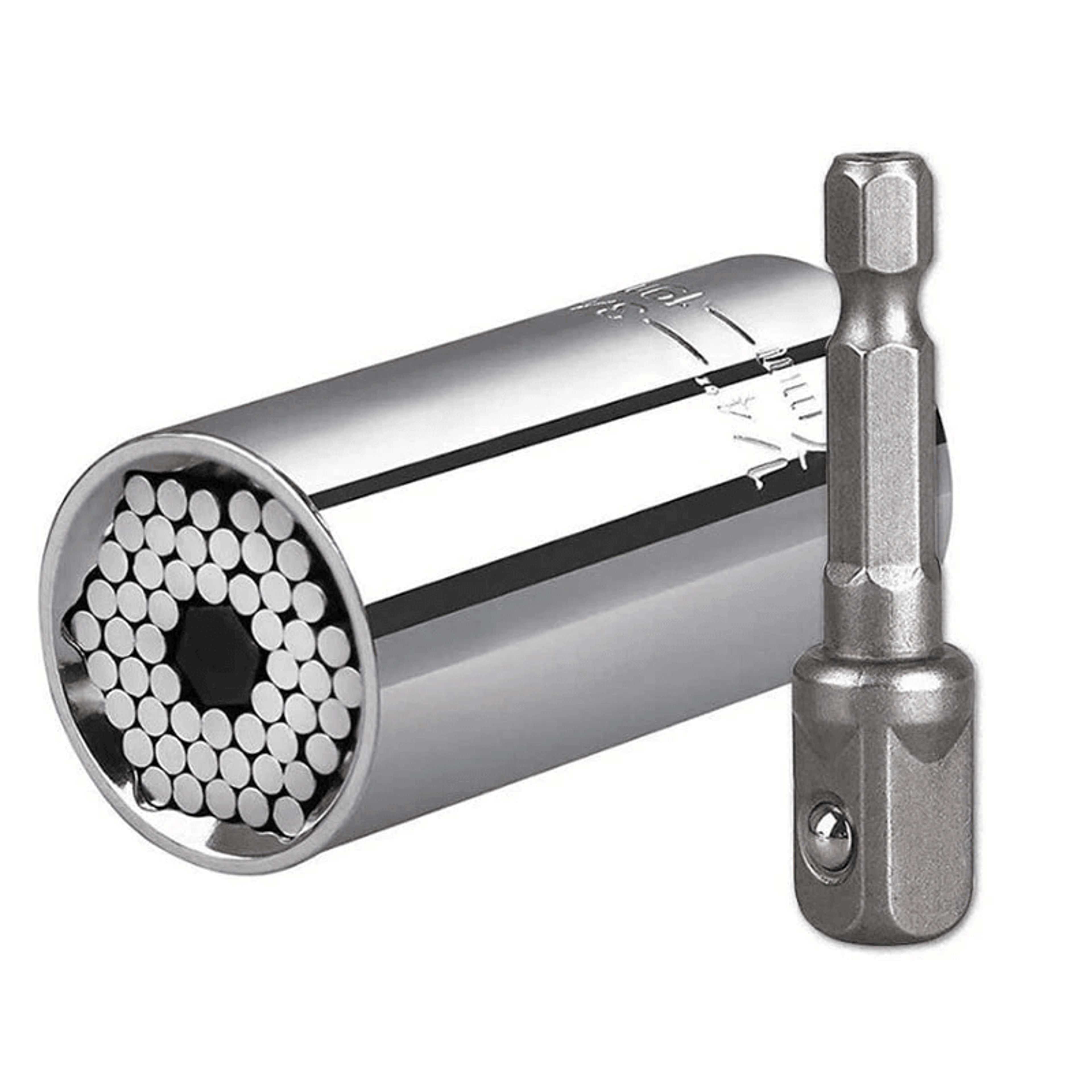 universal socket wrench, magic grip tool, alligator adapter set for versatile repairs