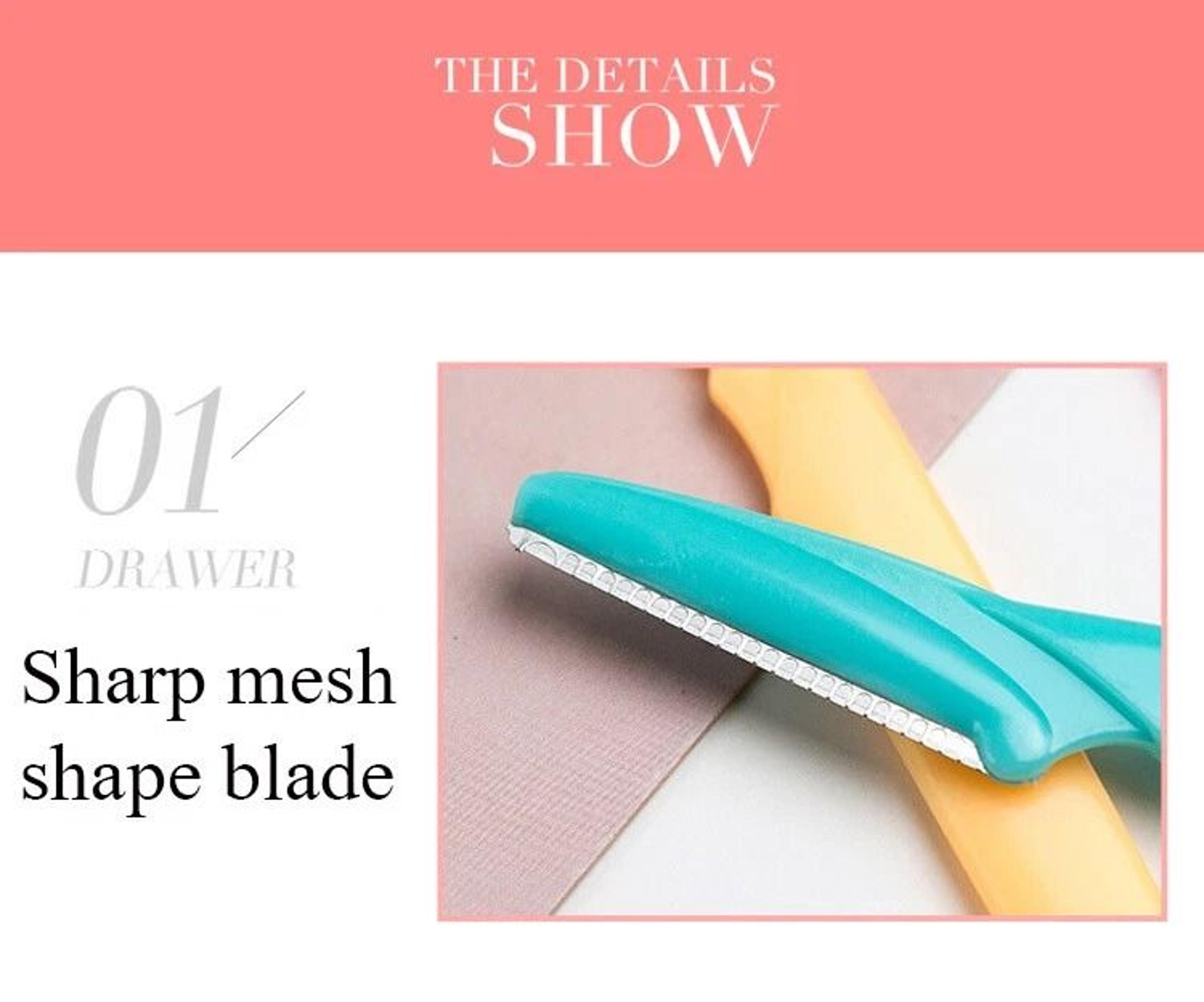Blade Face Hair Trimmer Eyebrow Razor Shaver Dermaplaning Tool For Makeup Beauty And Skin Care 8
