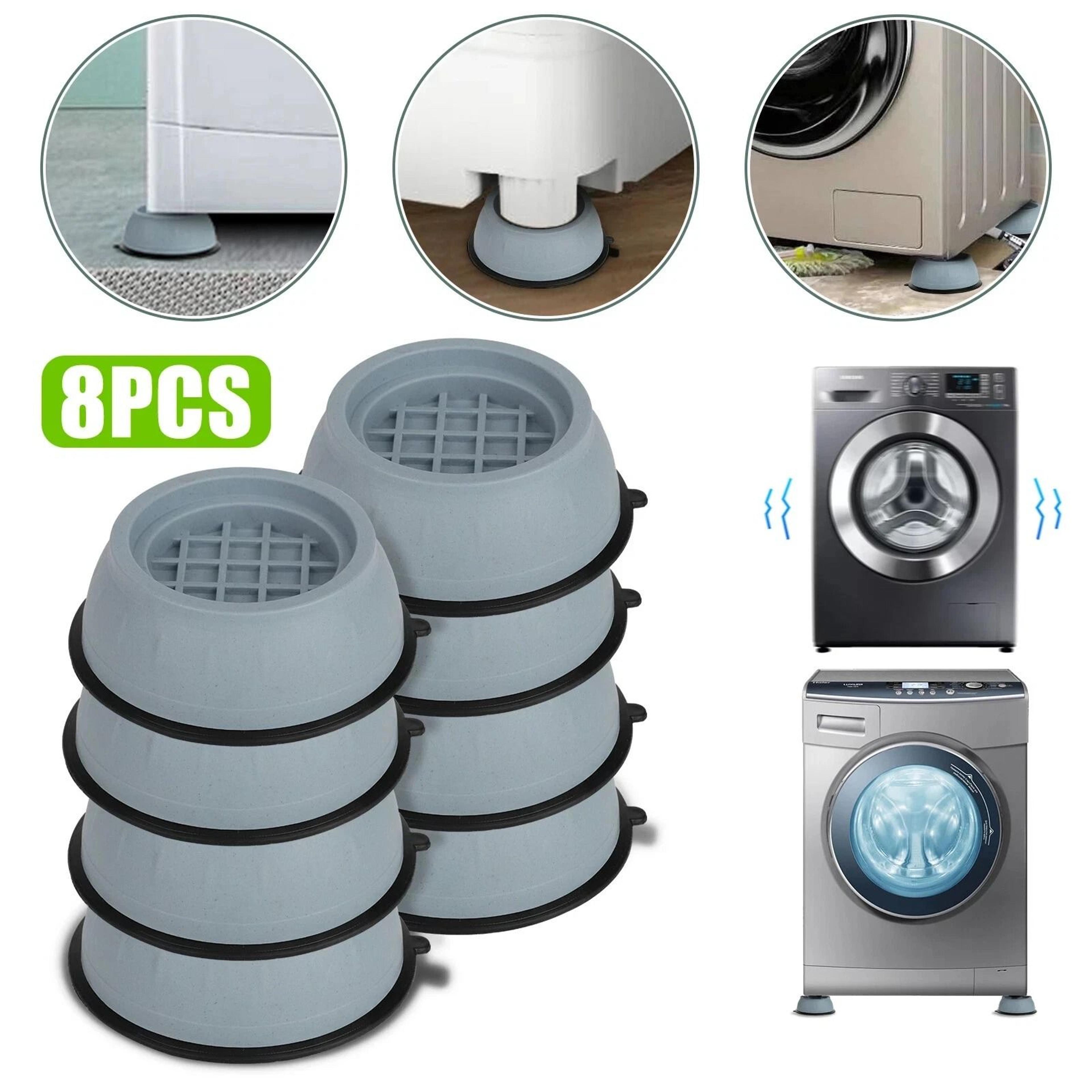 AntiSlip Rubber Feet Base Pads Anti Vibration Washing Machine Mats Support For Smooth Operation 8
