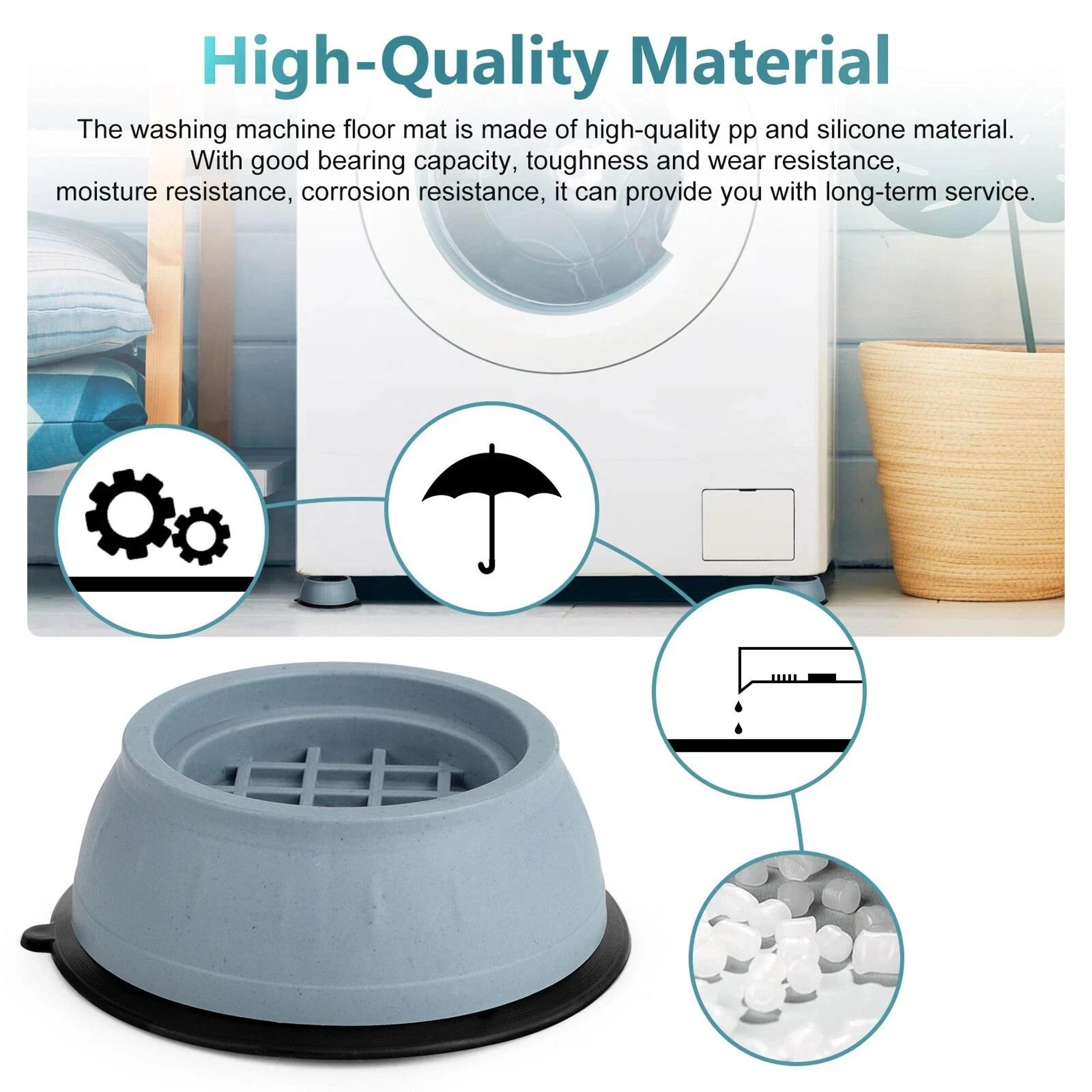 AntiSlip Rubber Feet Base Pads Anti Vibration Washing Machine Mats Support For Smooth Operation 6