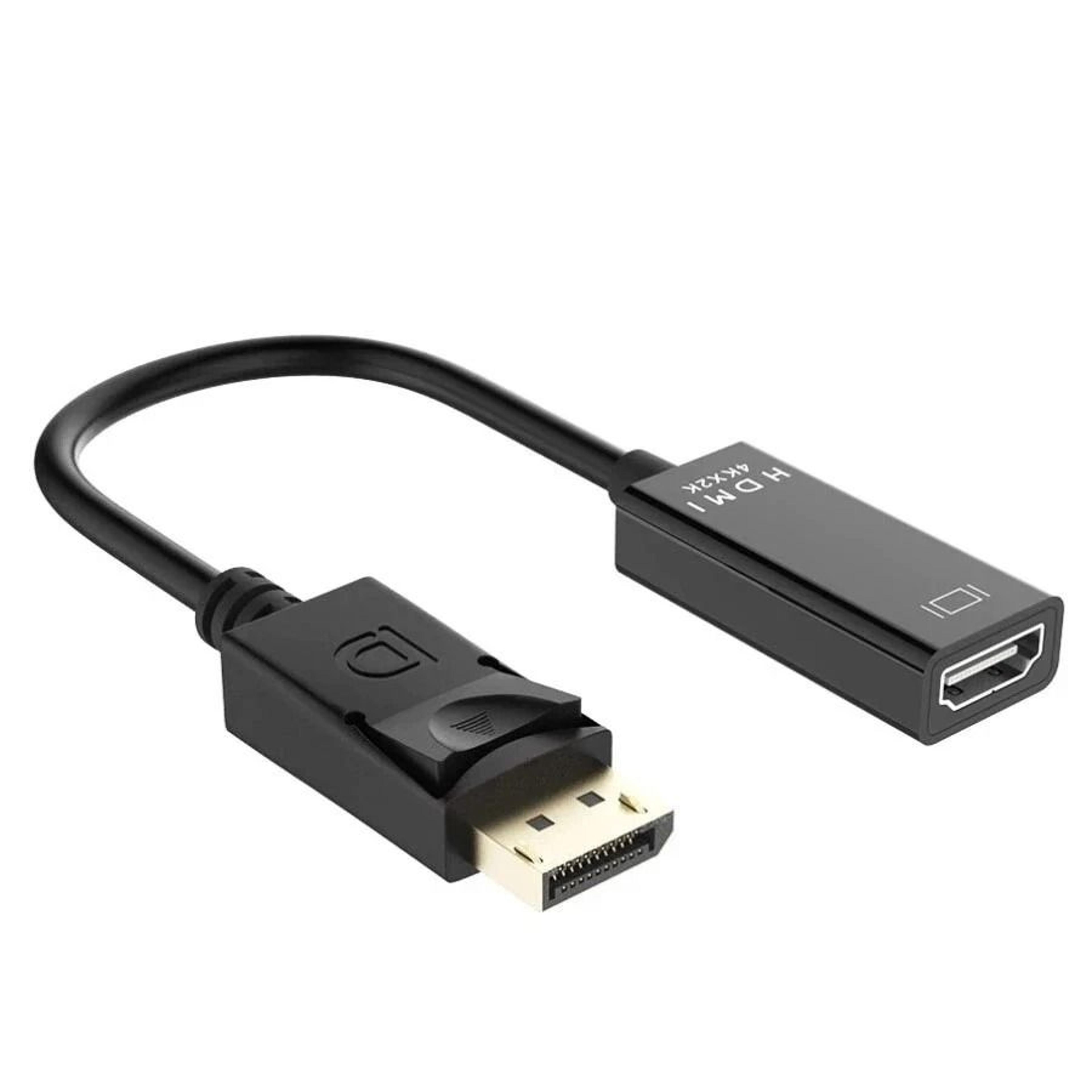 dp displayport male to hdmi female cable converter adapter for pc, laptop, desktop - reliable hdmi adapter for pc