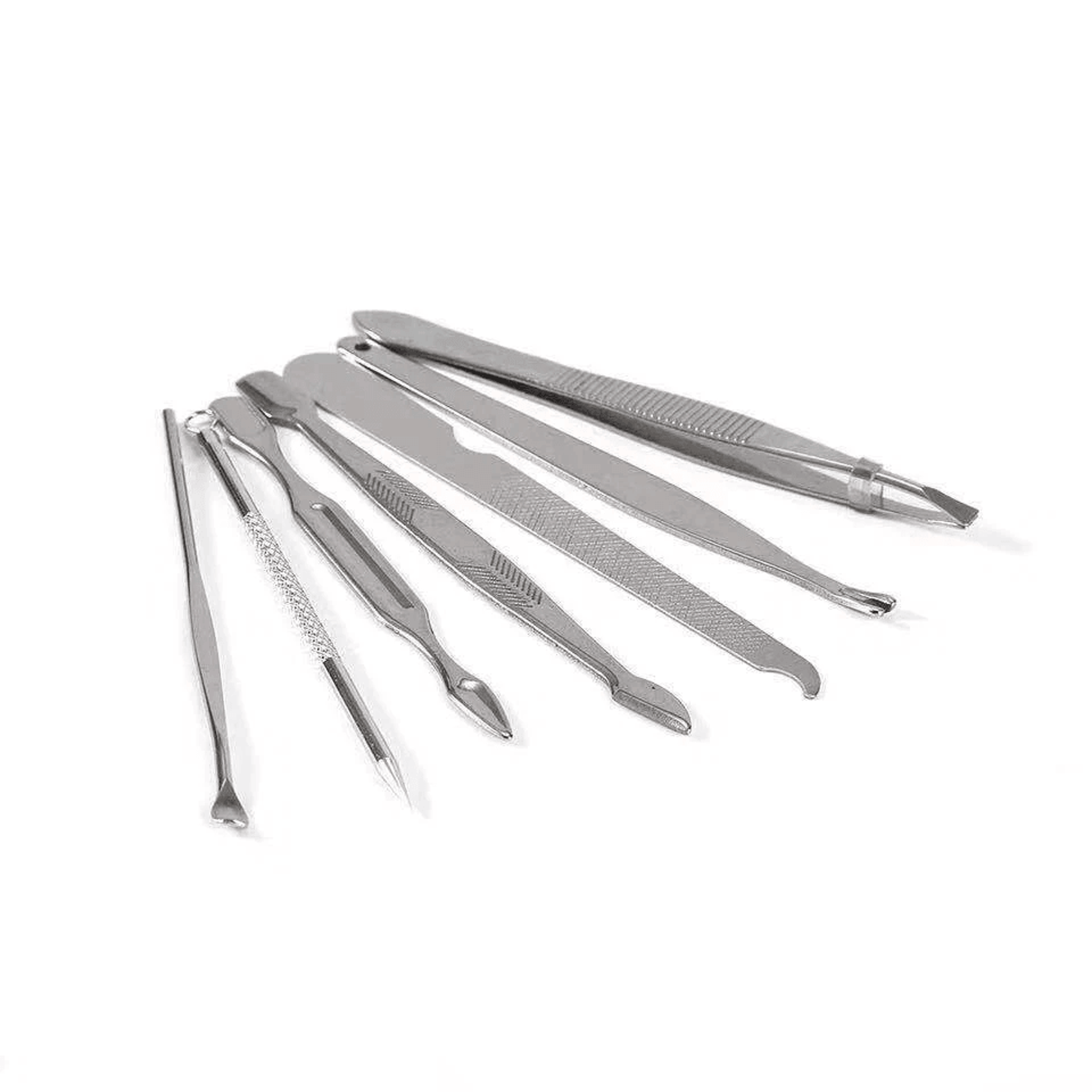 Nail Clippers Cleaner Pedicure Manicure Set Cuticle Grooming Kit Complete Tool Case For Nails 1