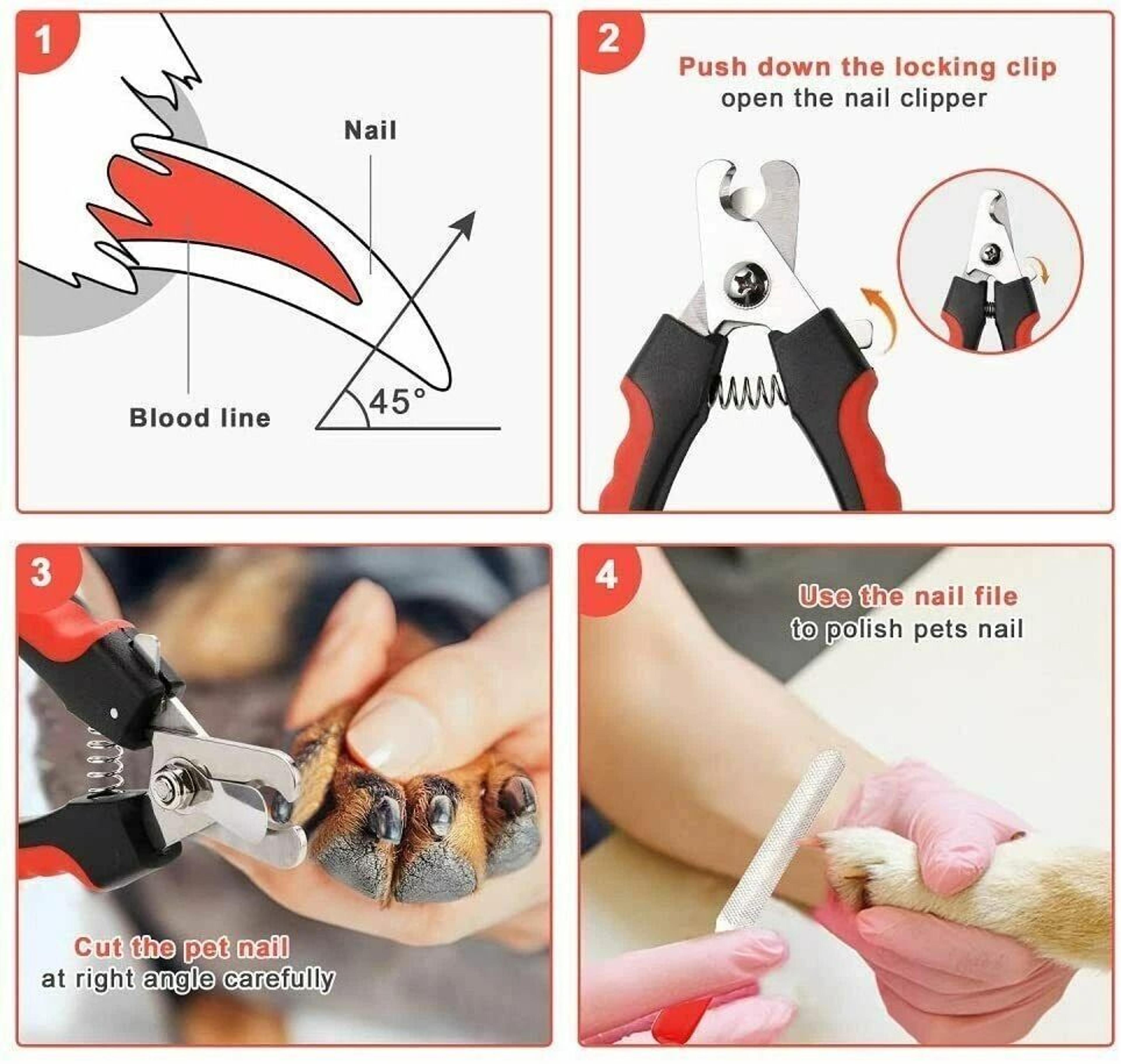 Animal Claw Cutter Large Dog Nail Trimmer Pet Rabbit Sheep Clipper Perfect Grooming Tool For Pet Na 9
