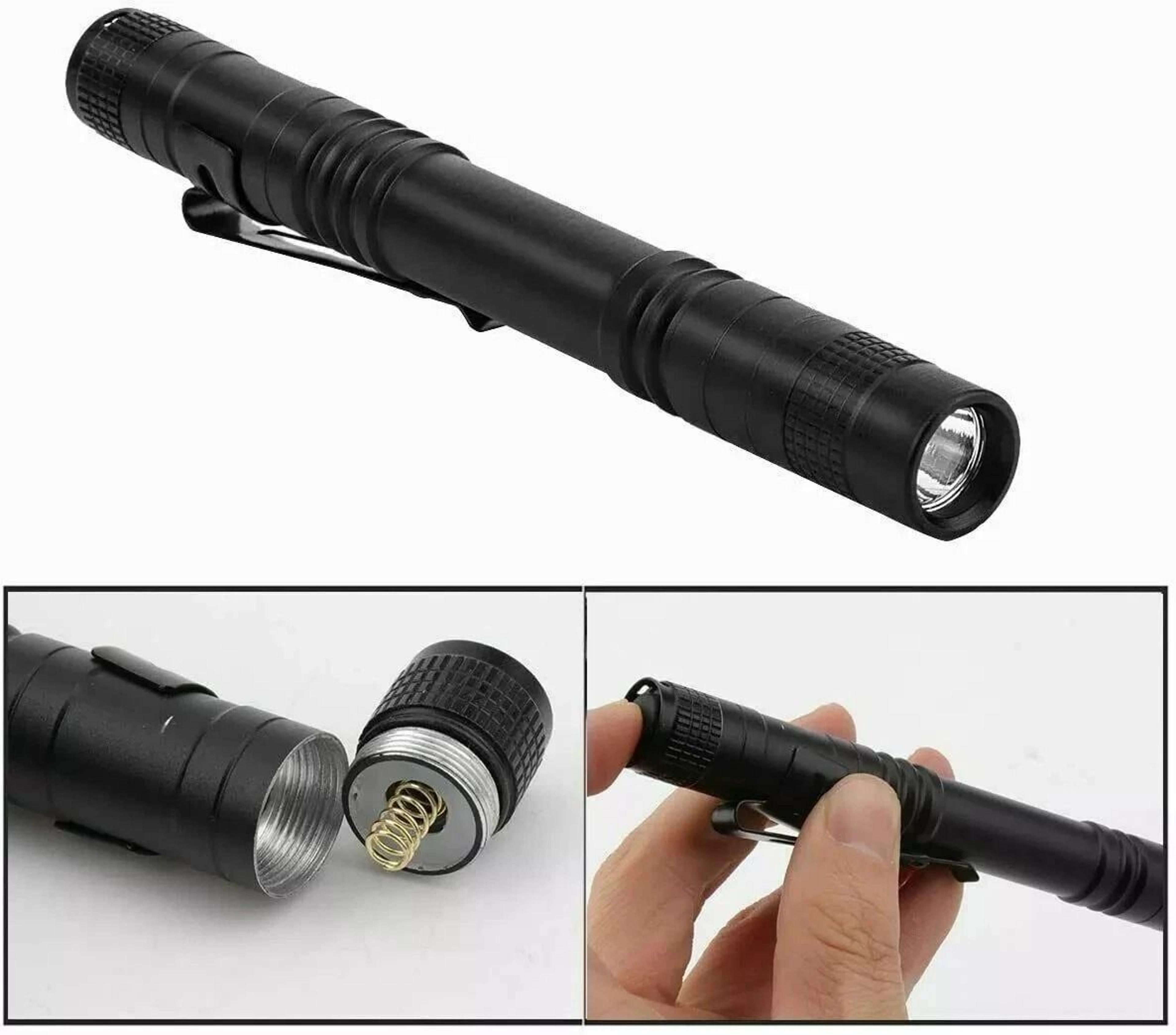 EDC LED Flashlight IPX8 Bright Light AAA Battery Waterproof And Durable 3