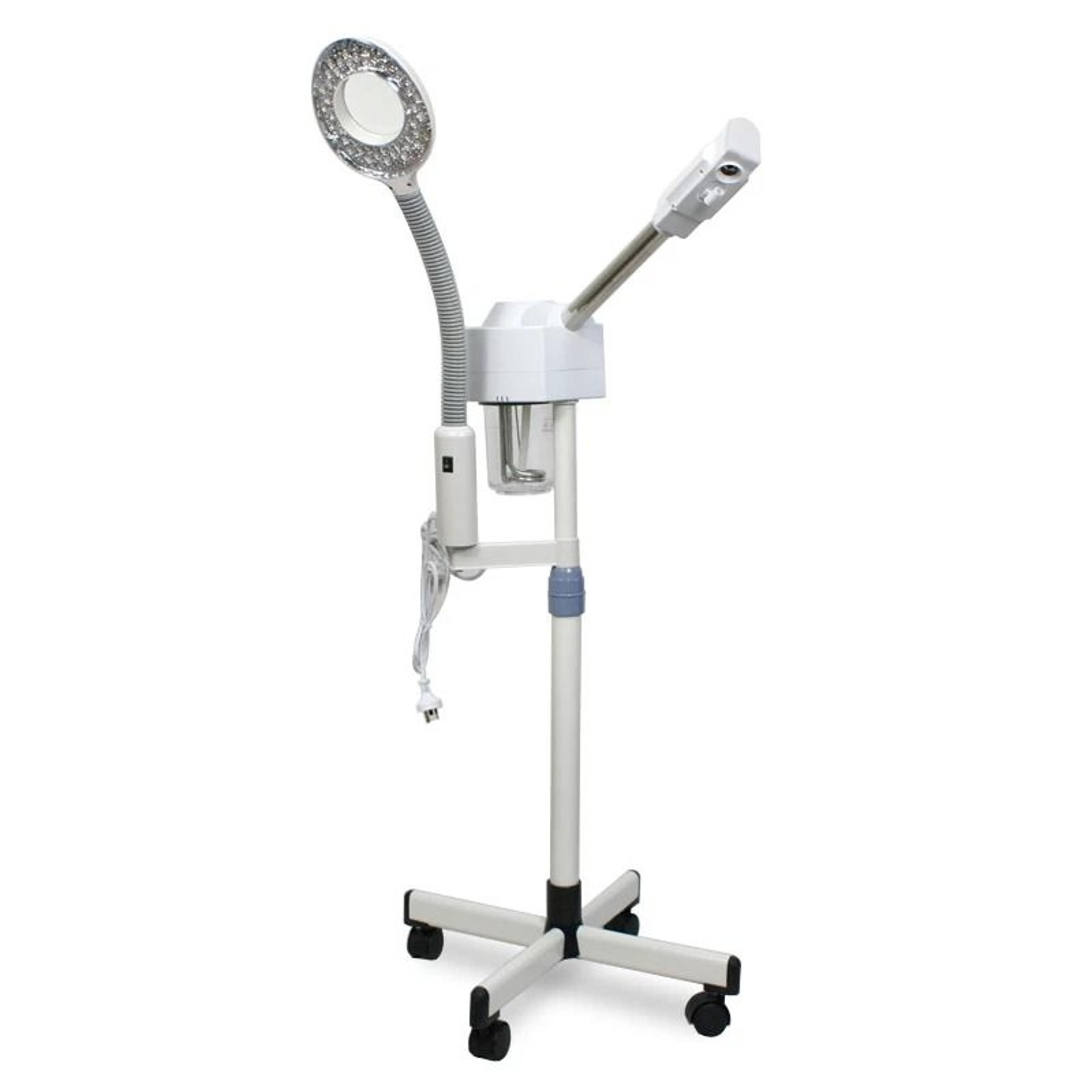 5x magnifying lamp, portable 2 in 1 facial steamer, hot ozone machine, salon spa facial kit