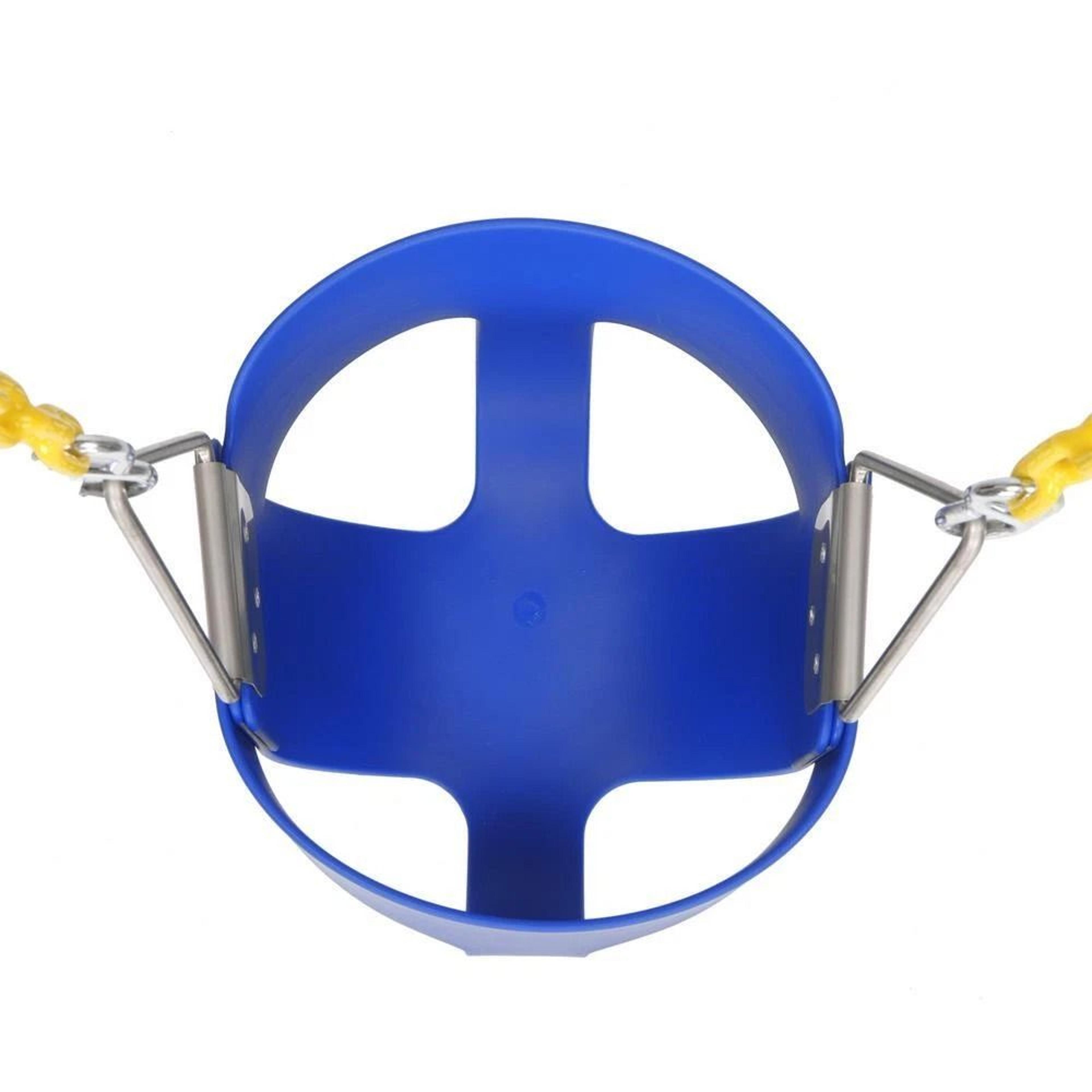 Toddler Seat Blue Set Full Bucket Swing Playground Outdoor Play Fun Toys 5