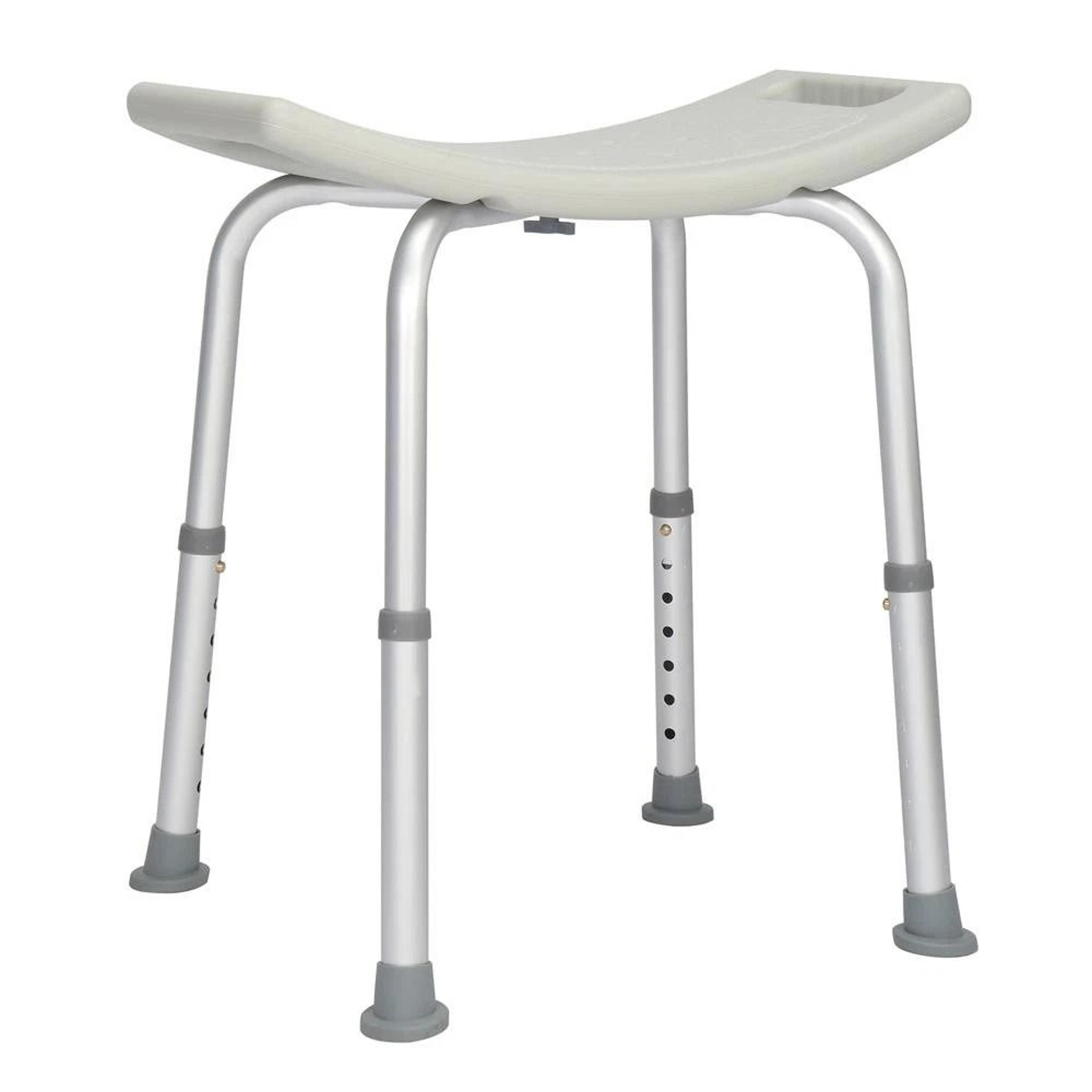 Adjustable Grey Bath Shower Chair Medical Bench For Bathtub 7 Height Stool Seat 4