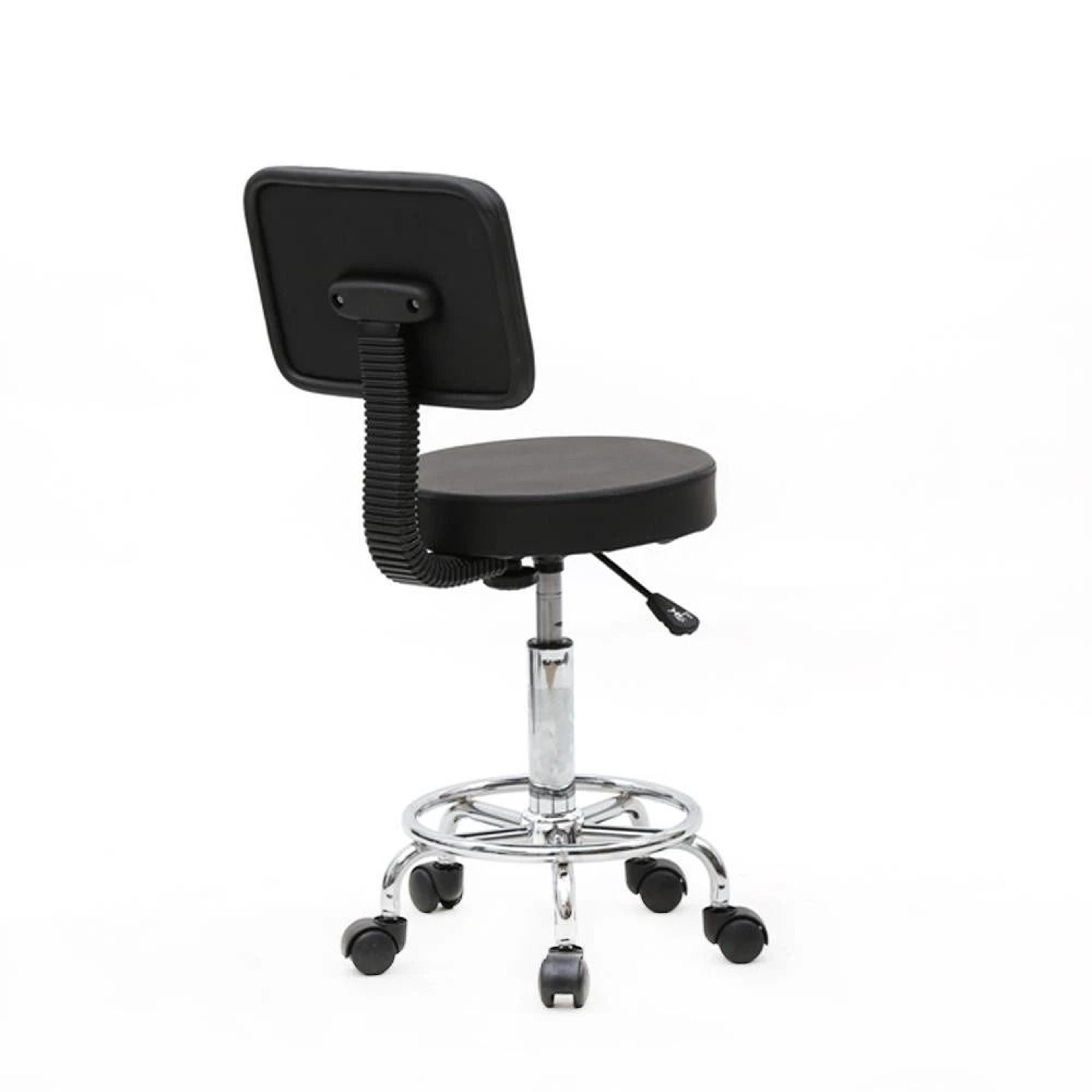 Adjustable Salon Stool Chair HeavyDuty Hydraulic Rolling For Beauty Massage  Spa Smooth Rolling 3
