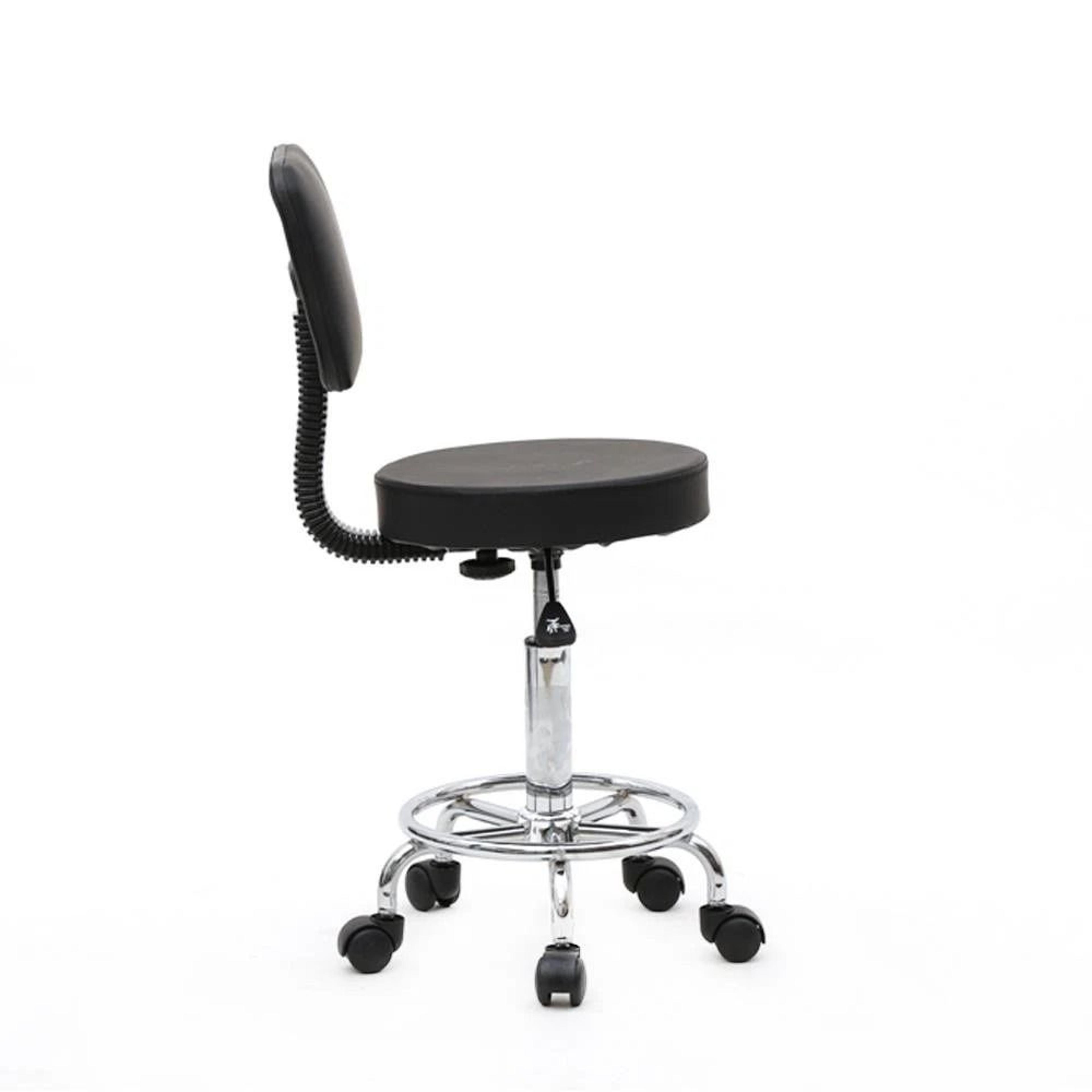 Adjustable Salon Stool Chair HeavyDuty Hydraulic Rolling For Beauty Massage  Spa Smooth Rolling 4