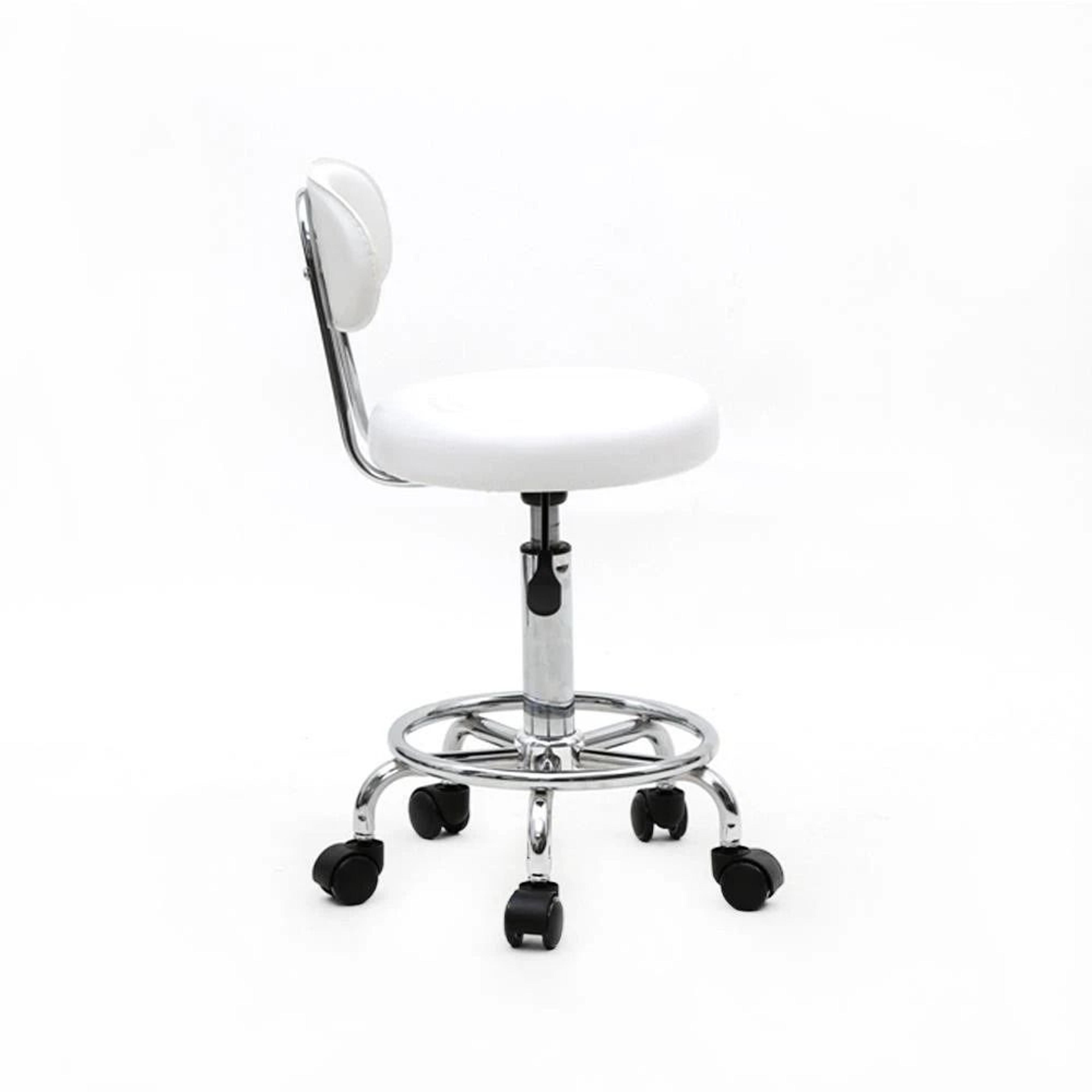 Swivel Salon Stool Chair With Adjustable Hydraulic Height Massage Spa Beauty Seat 2