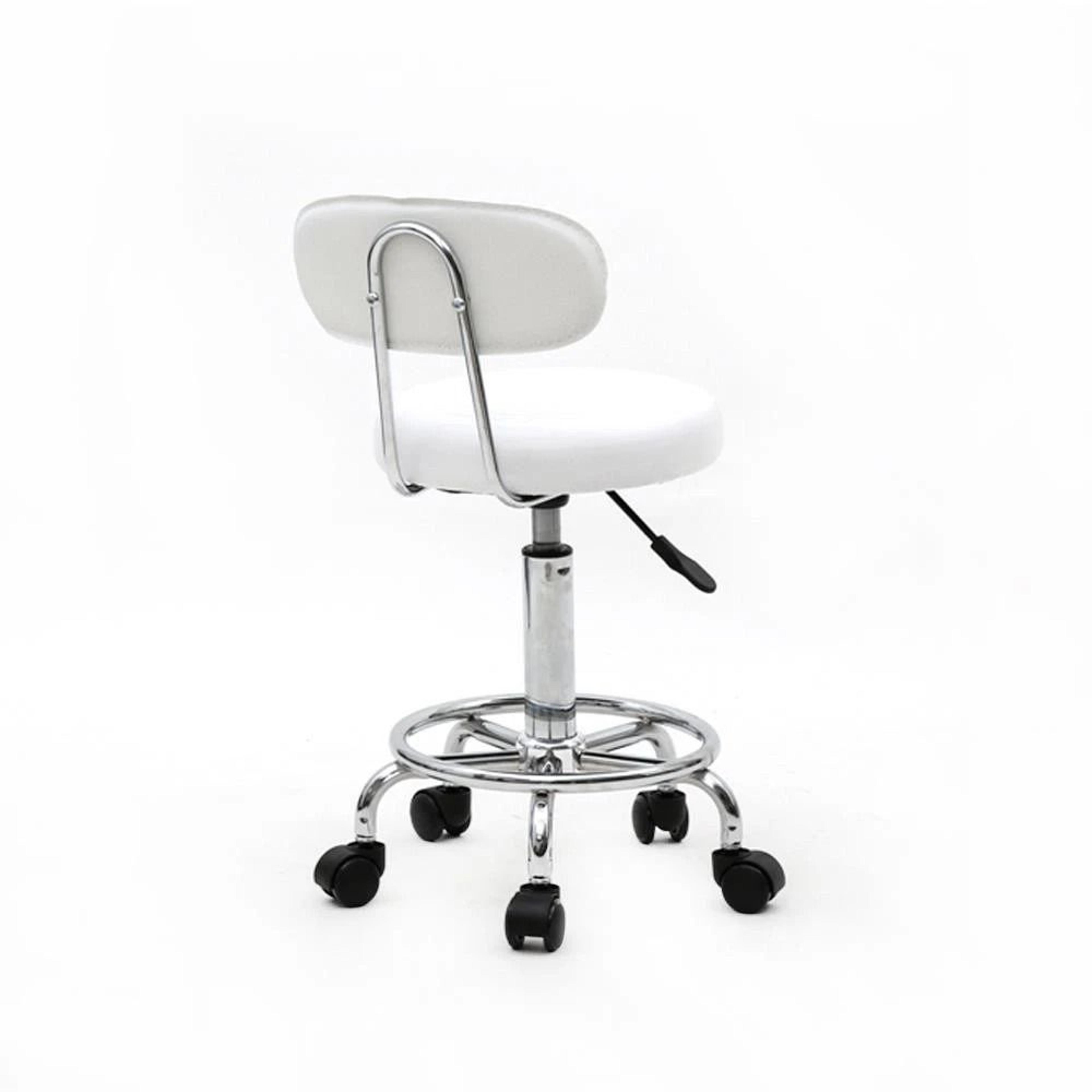 Swivel Salon Stool Chair With Adjustable Hydraulic Height Massage Spa Beauty Seat 4