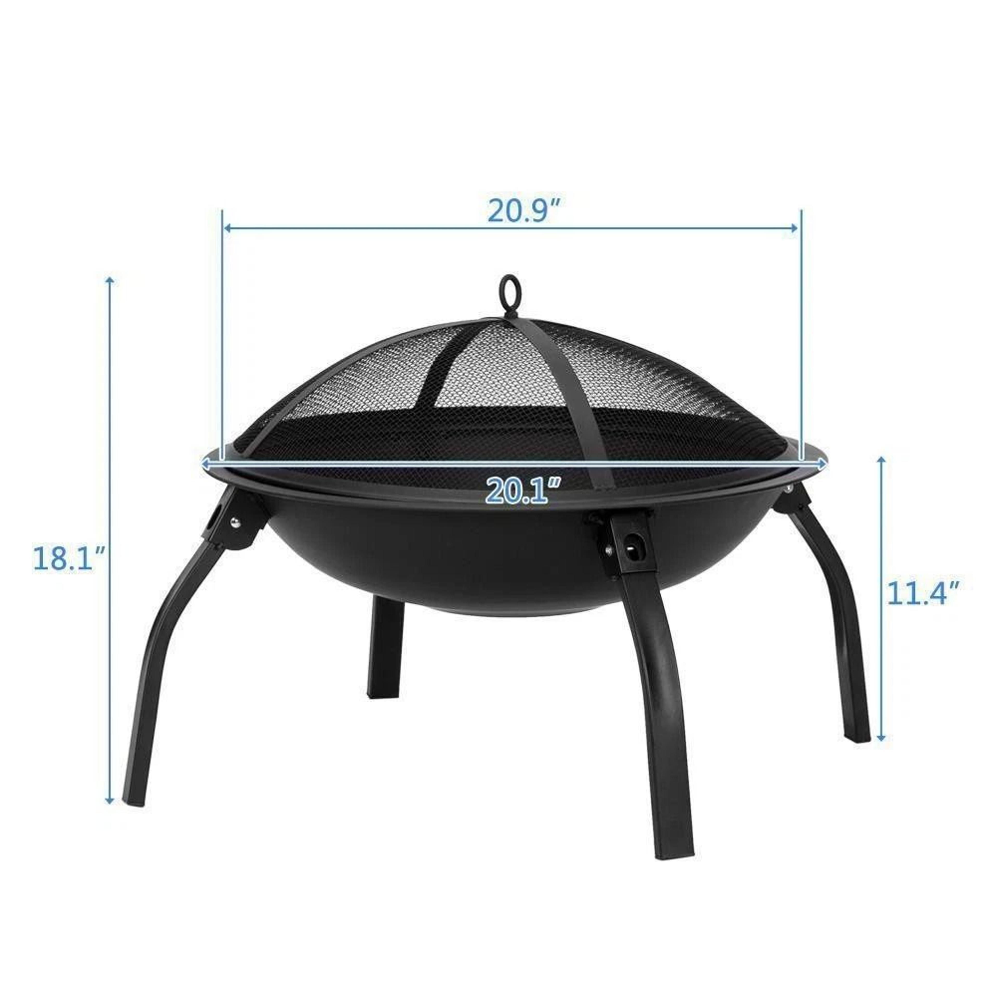 Fire Pit Folding Wooden Burning Backyard Garden Decor Heater Bowl Foldable Fire Pit For Outdoor Use 4